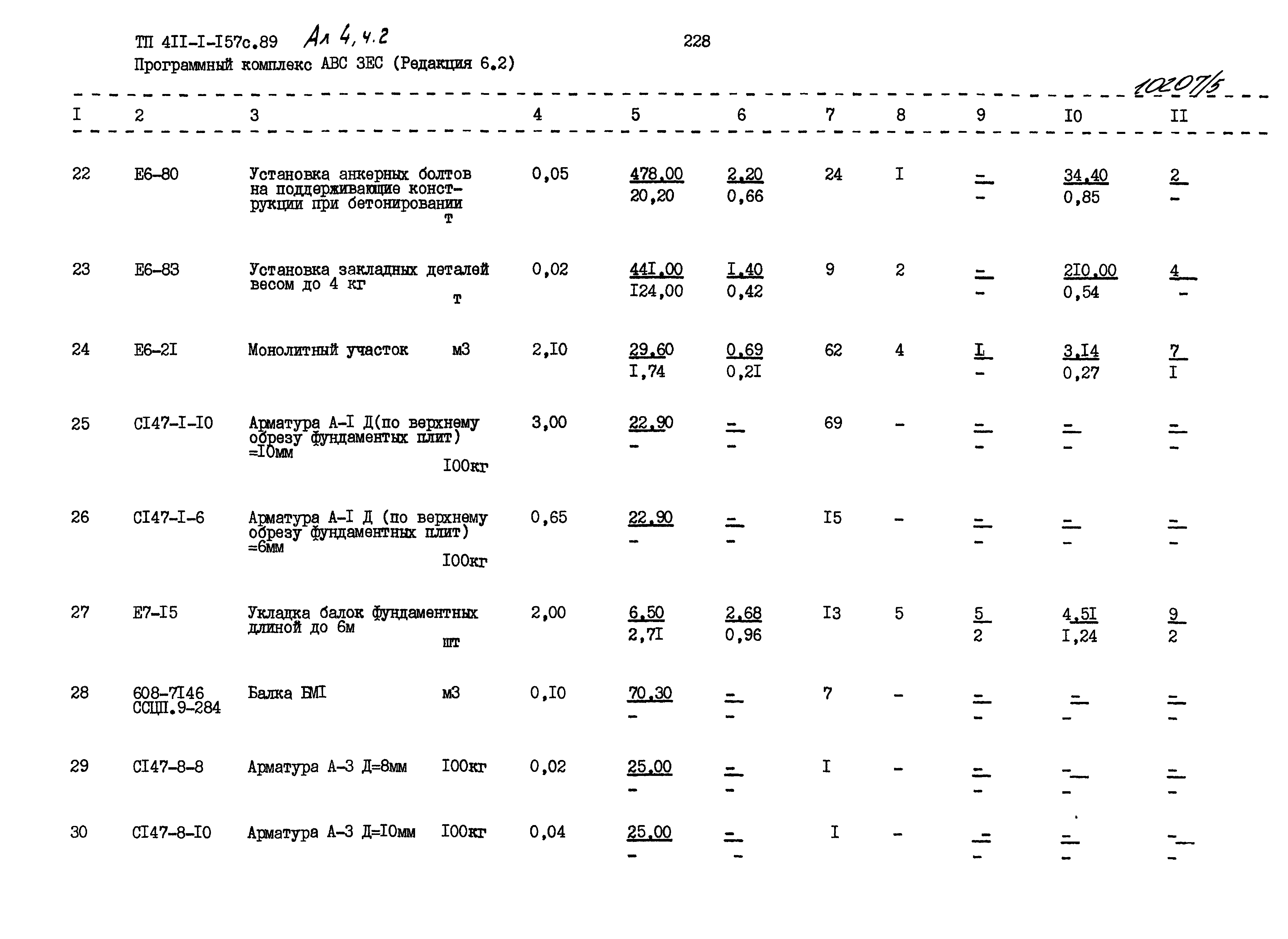 Типовой проект 411-1-157с.89