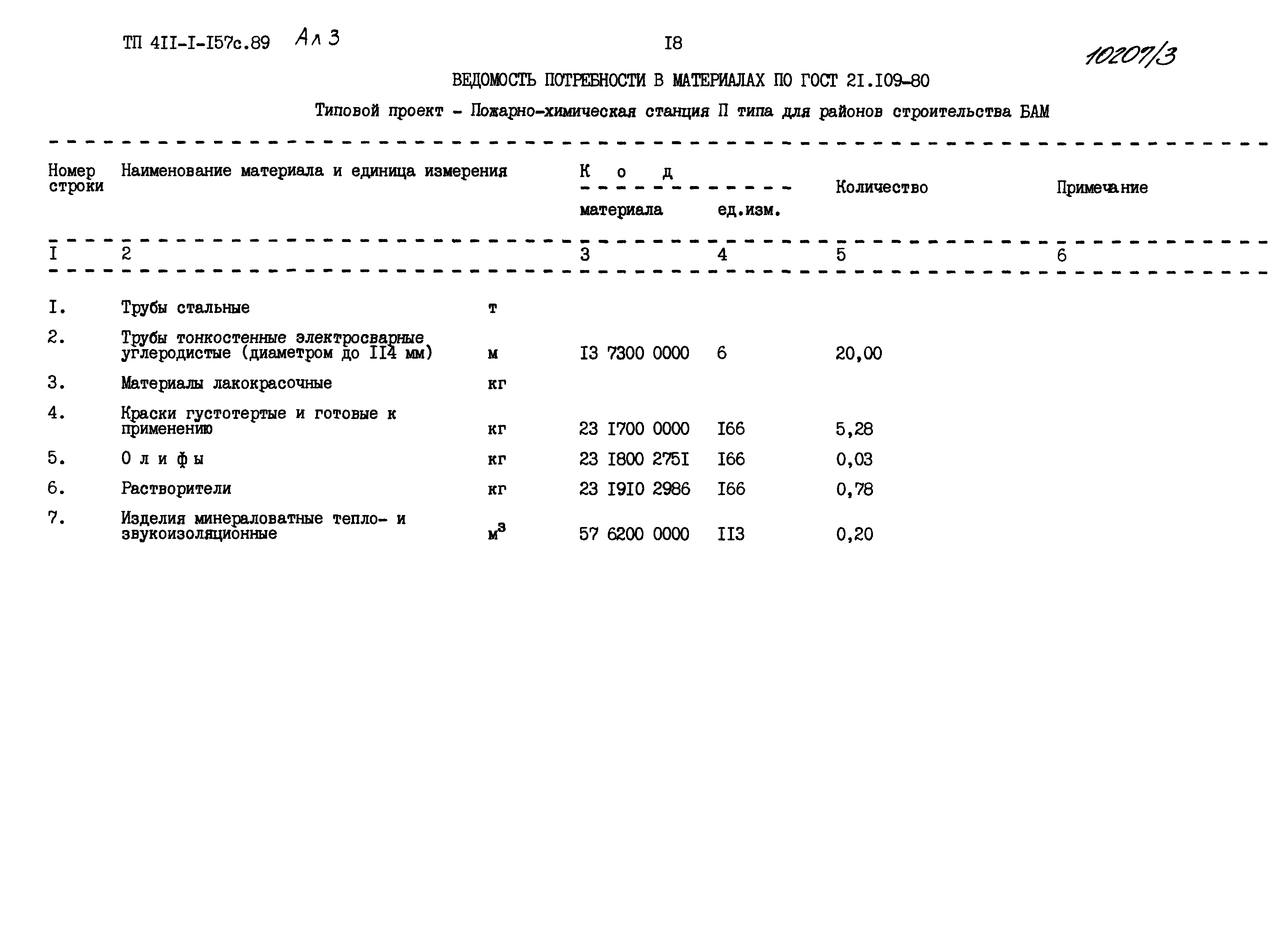 Типовой проект 411-1-157с.89