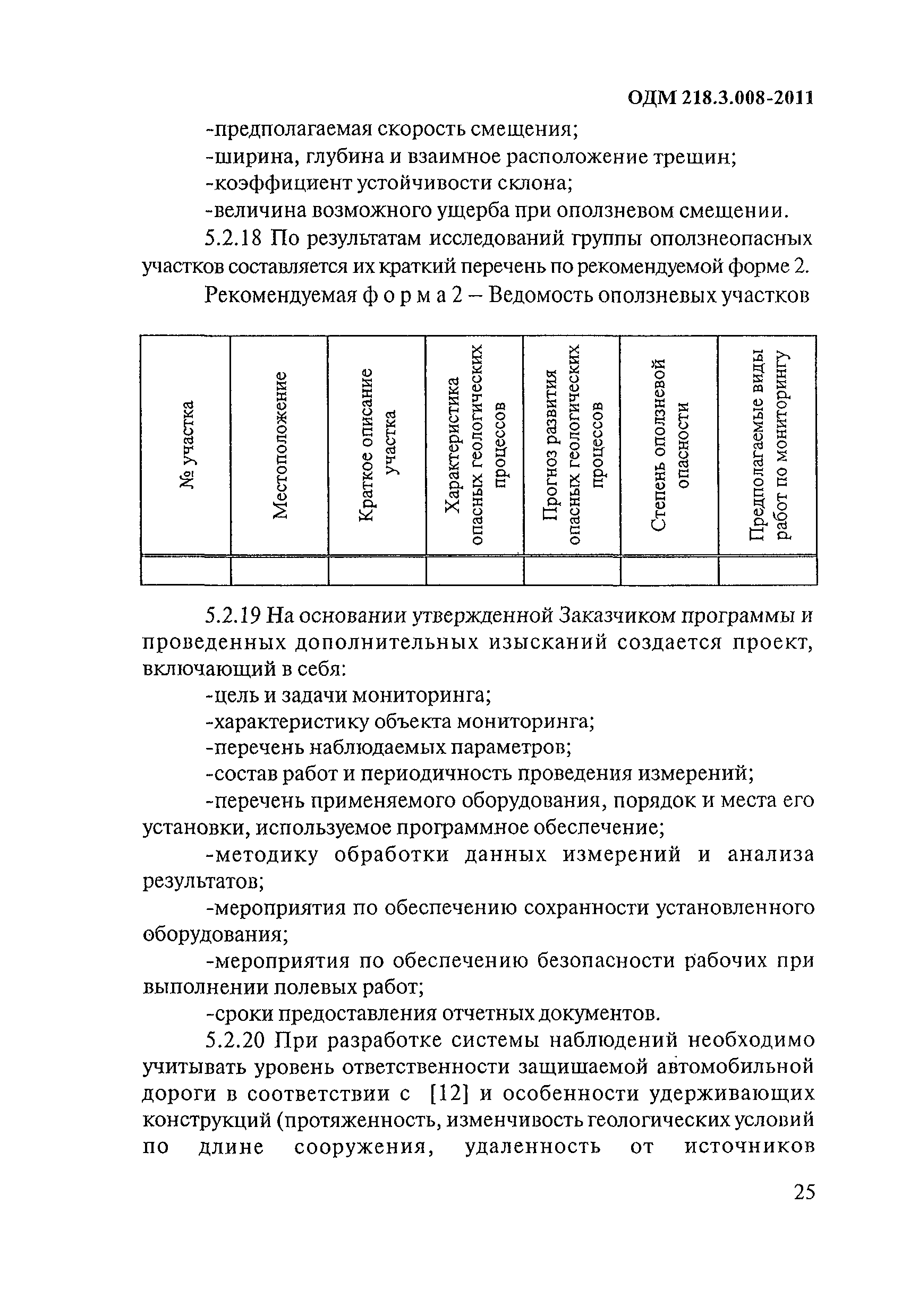 ОДМ 218.3.008-2011