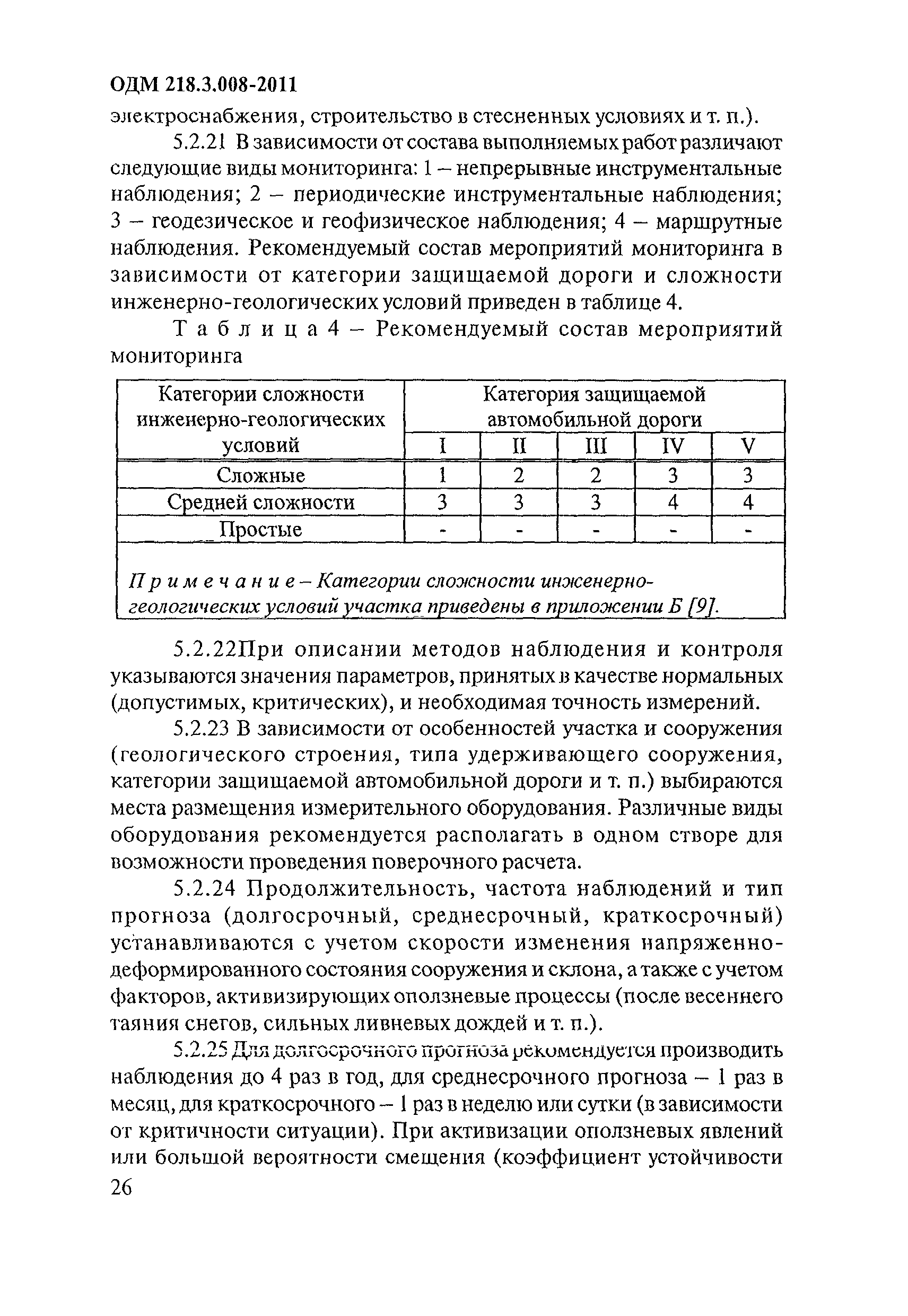 ОДМ 218.3.008-2011