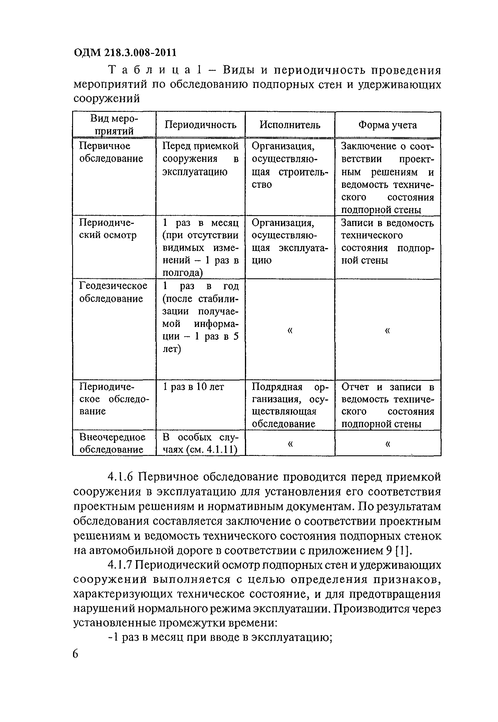 ОДМ 218.3.008-2011