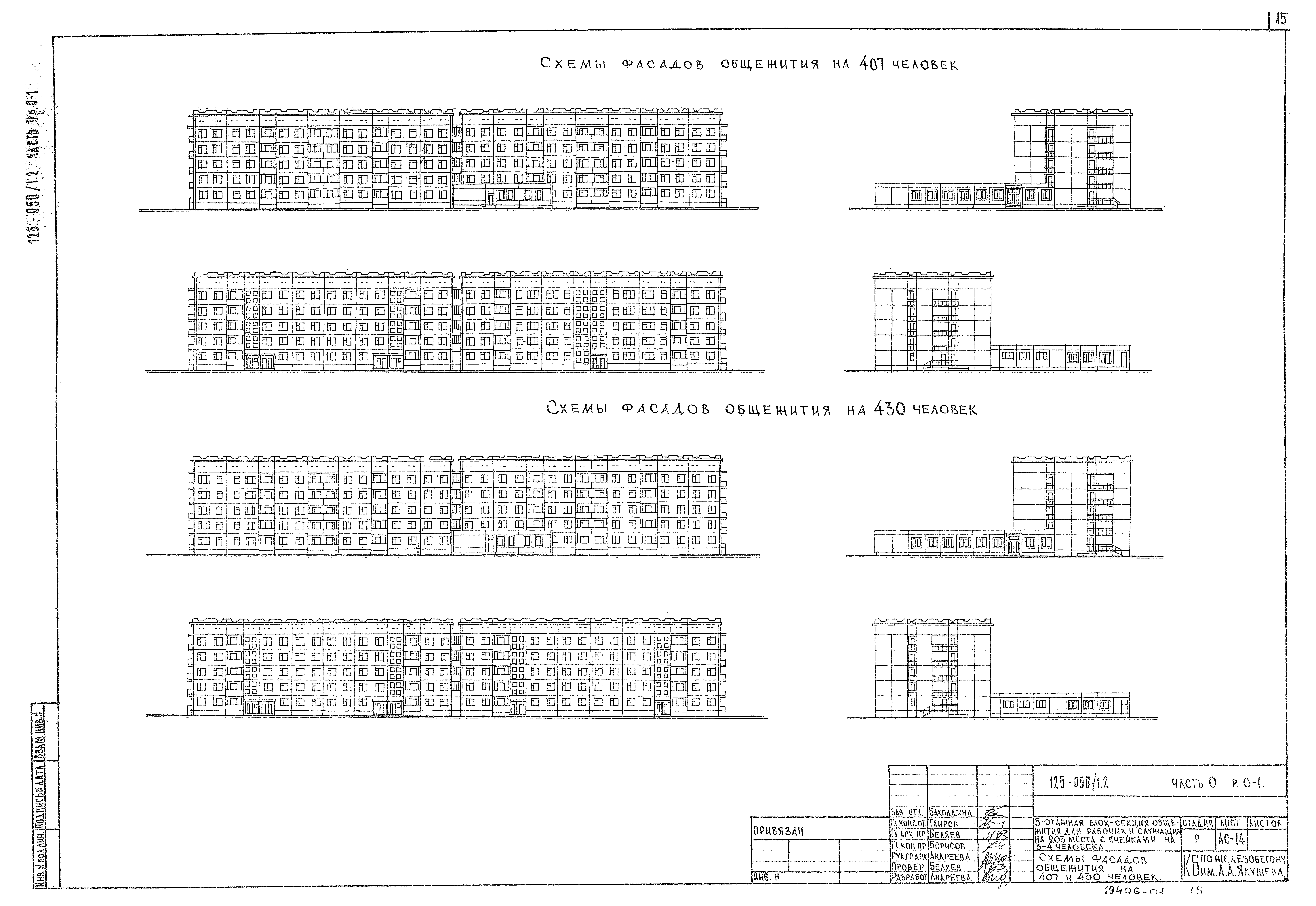 Типовой проект 125-050/1,2