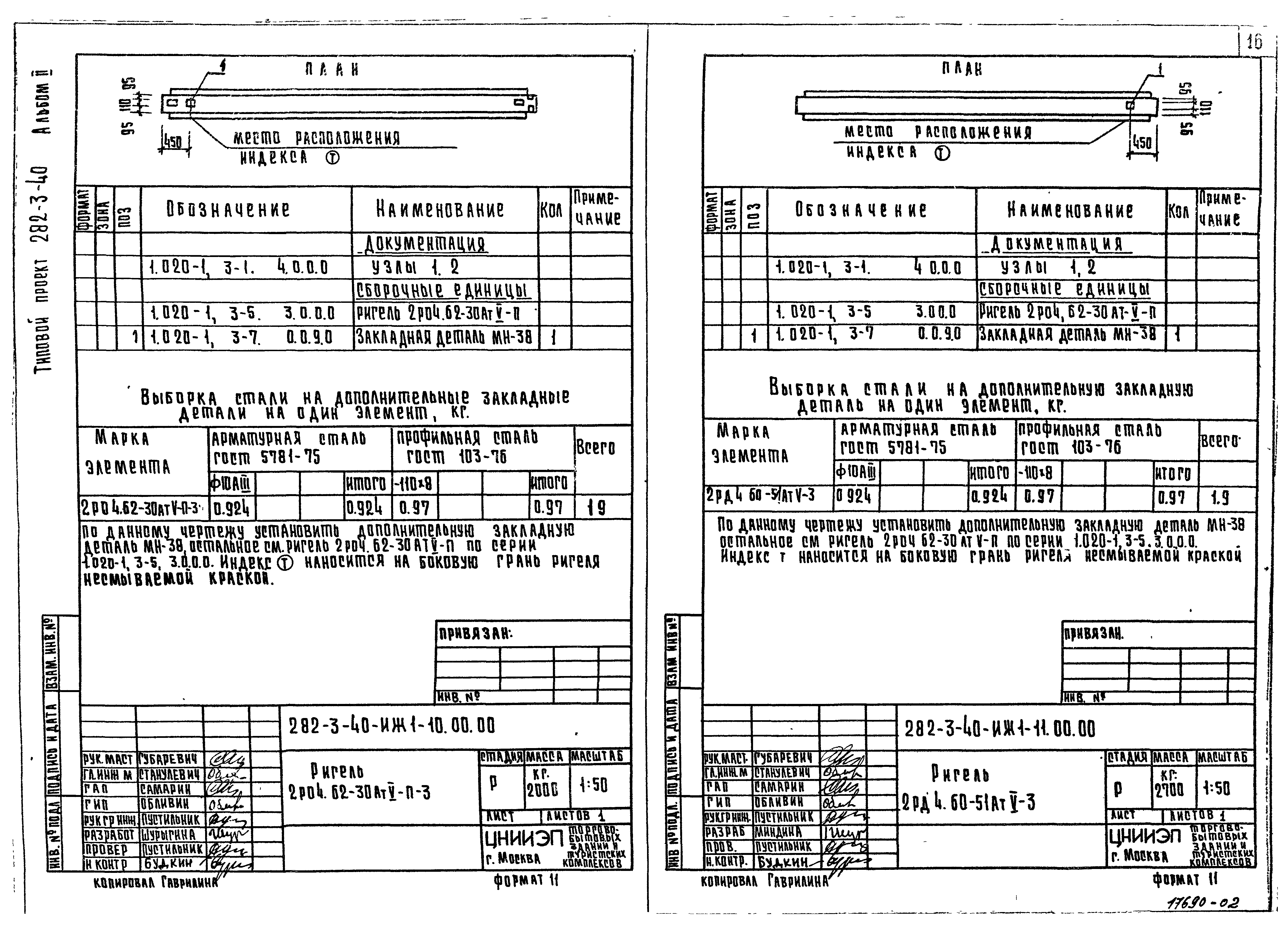 Типовой проект 282-3-40