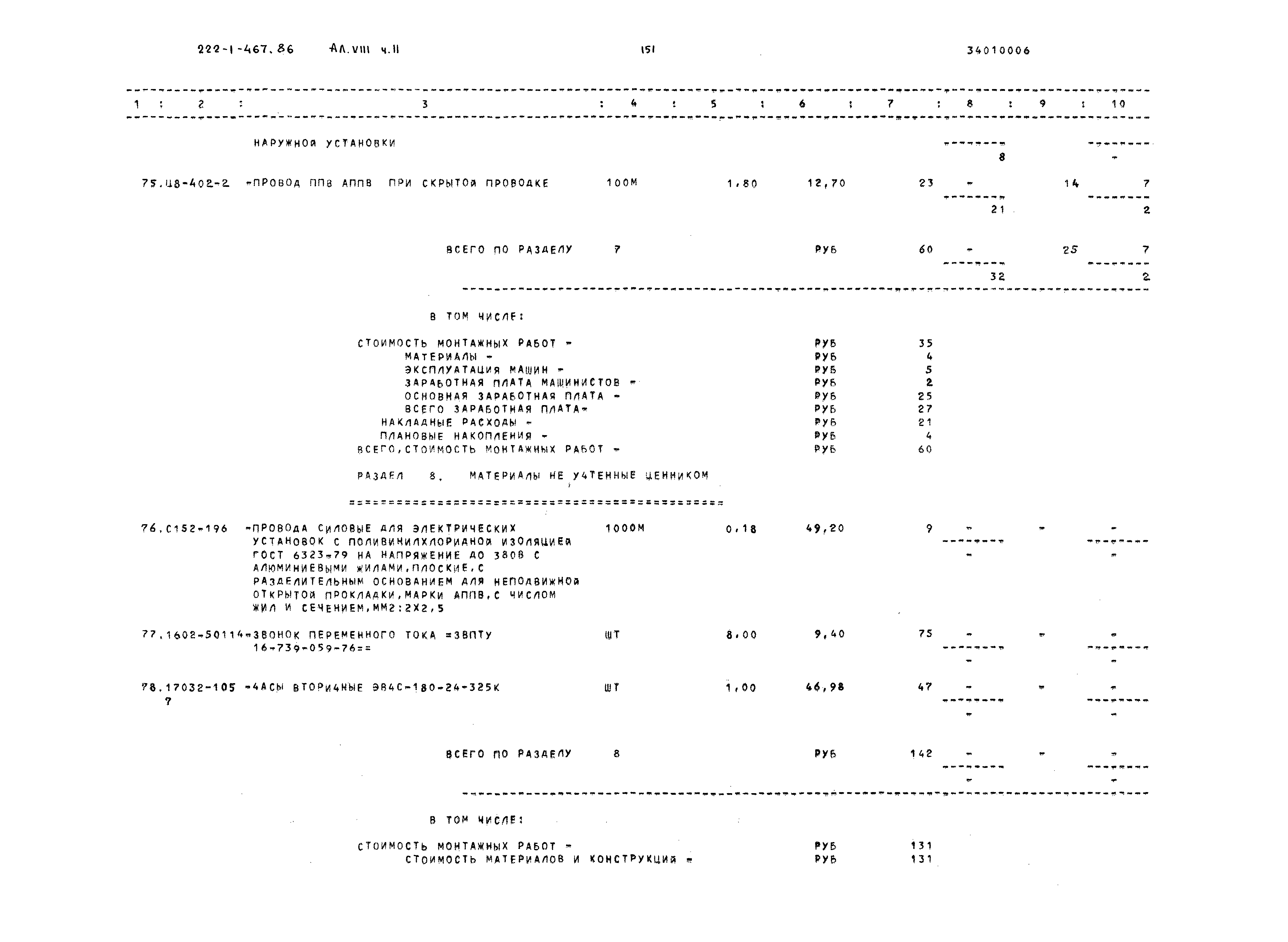 Типовой проект 222-1-467.86
