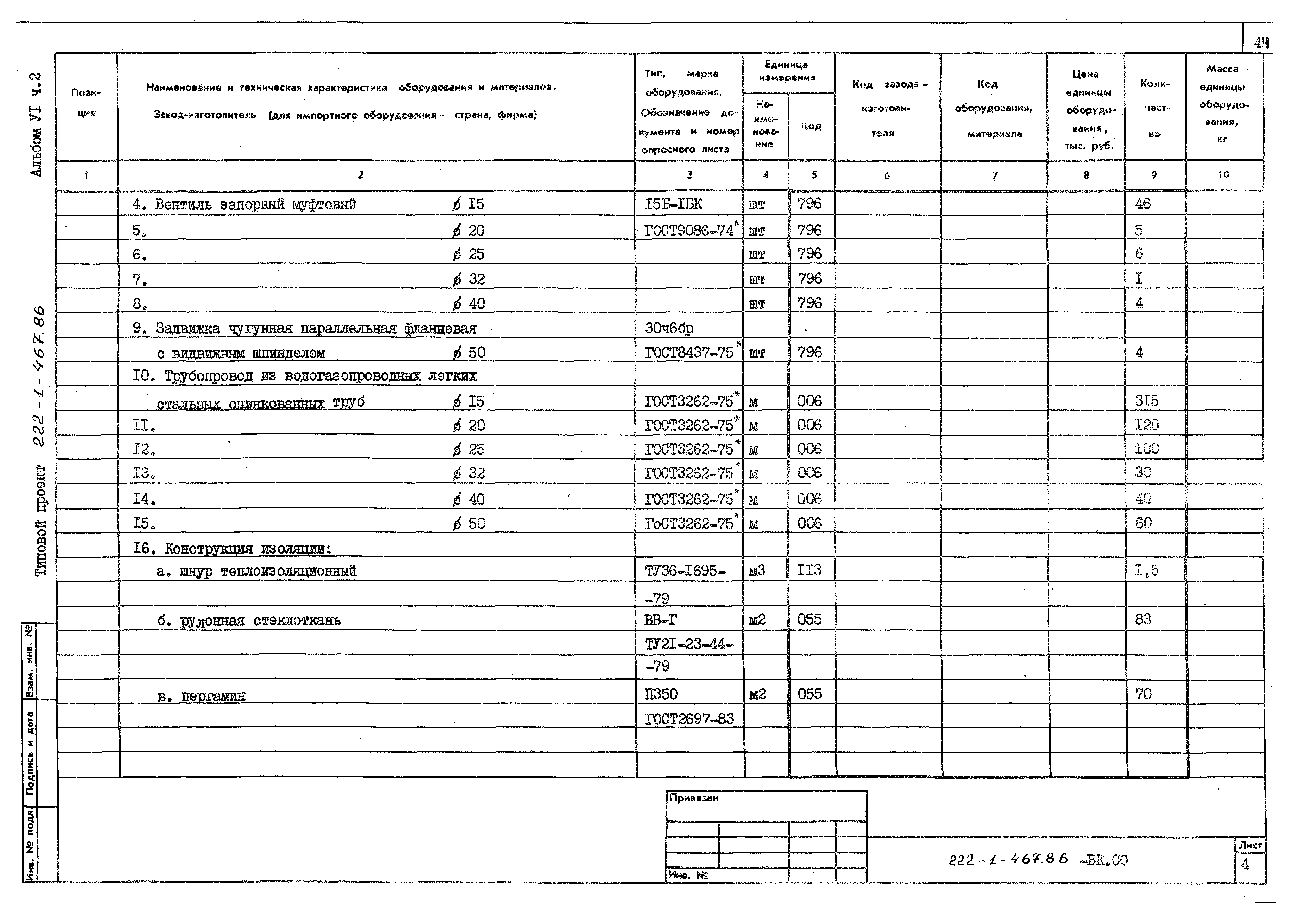 Типовой проект 222-1-467.86