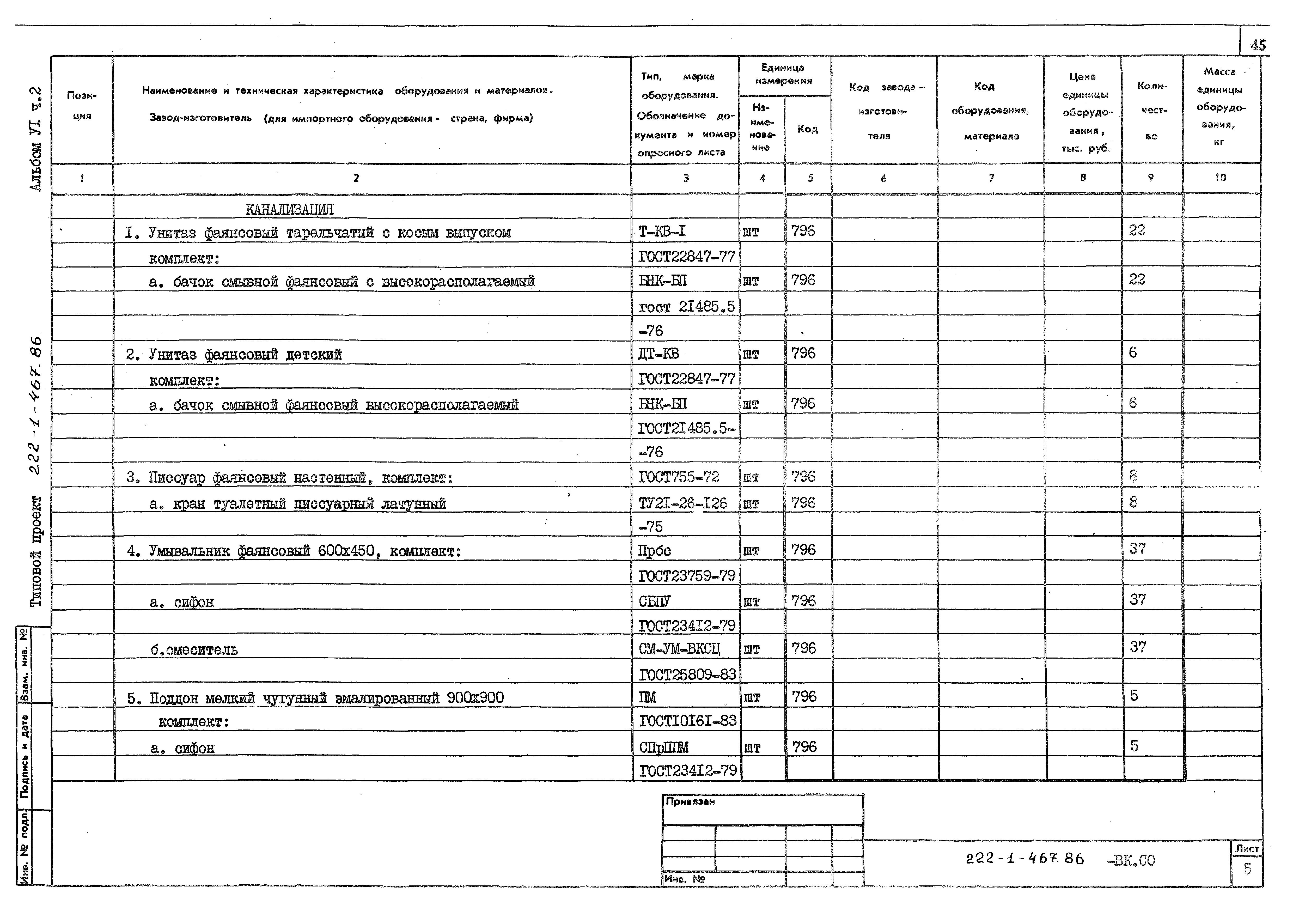 Типовой проект 222-1-467.86