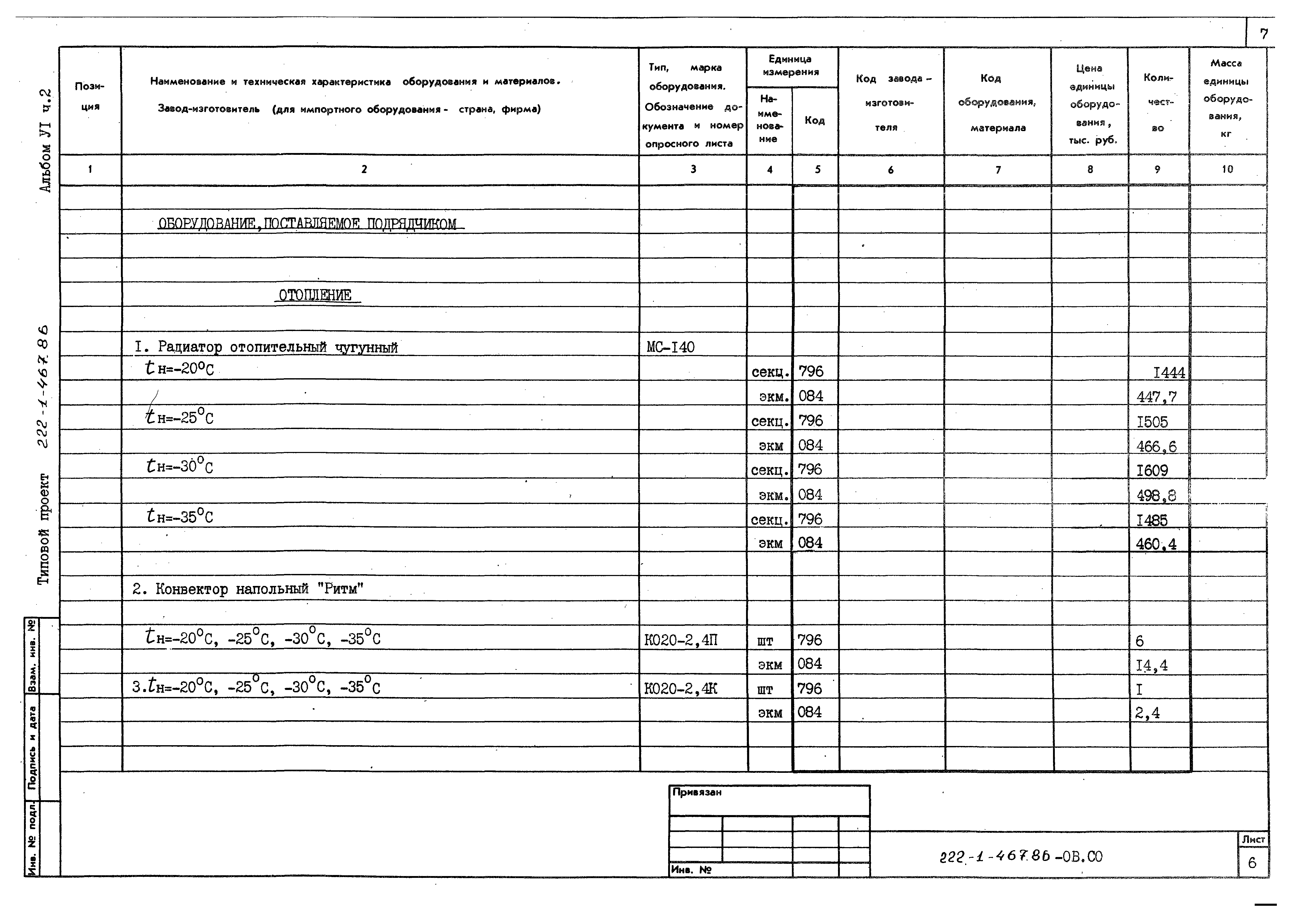 Типовой проект 222-1-467.86