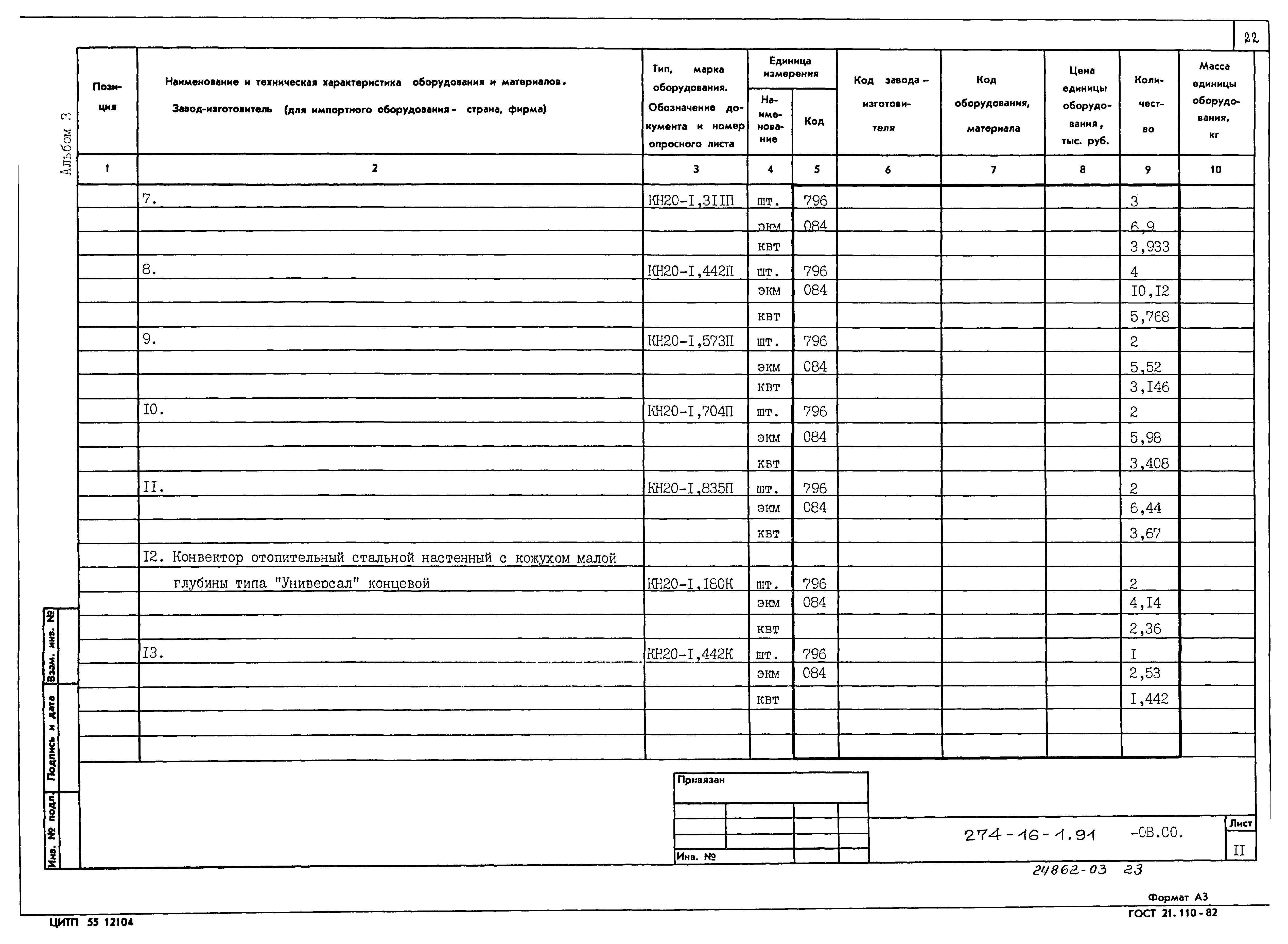 Типовой проект 274-16-1.91