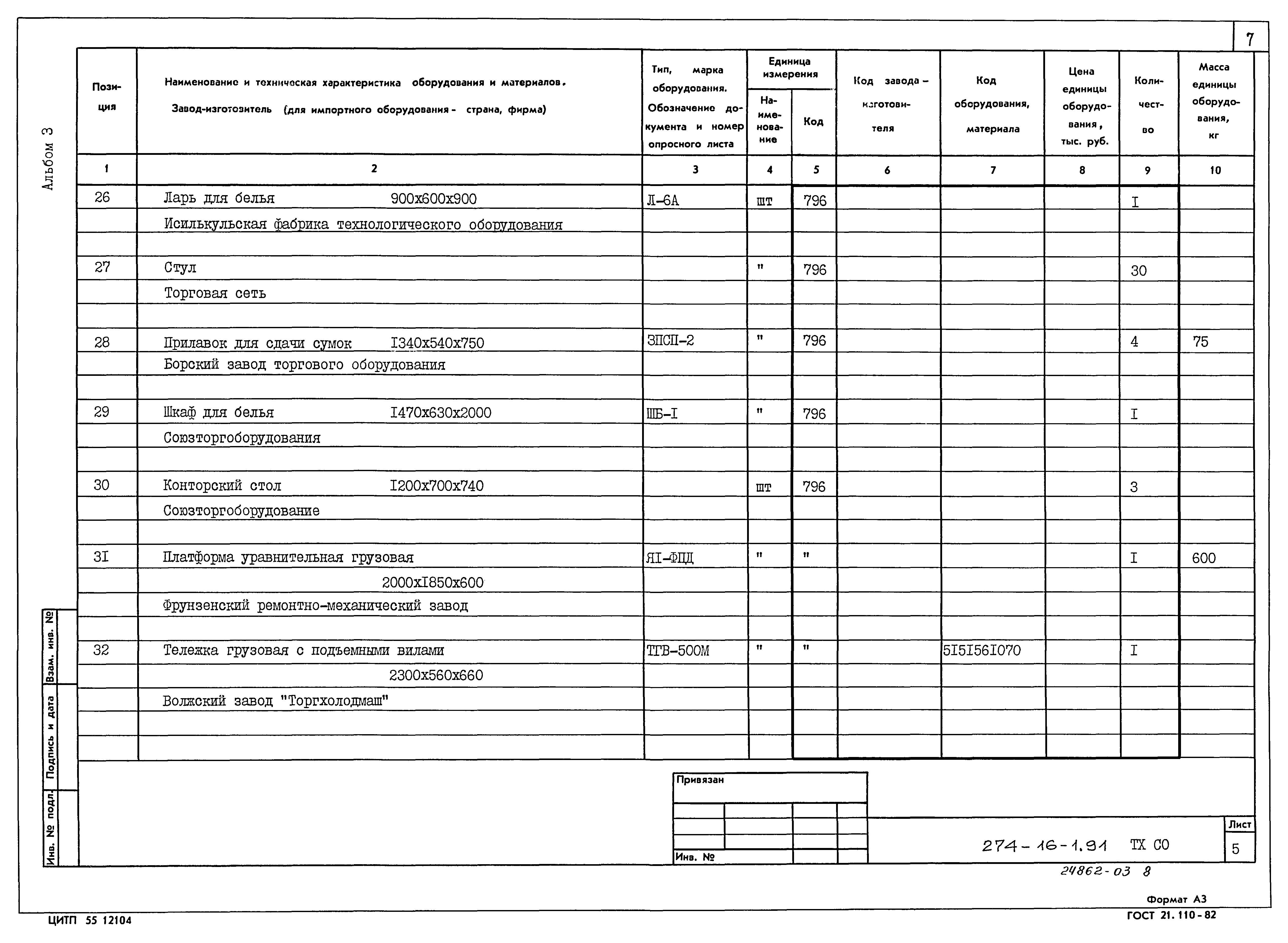 Типовой проект 274-16-1.91