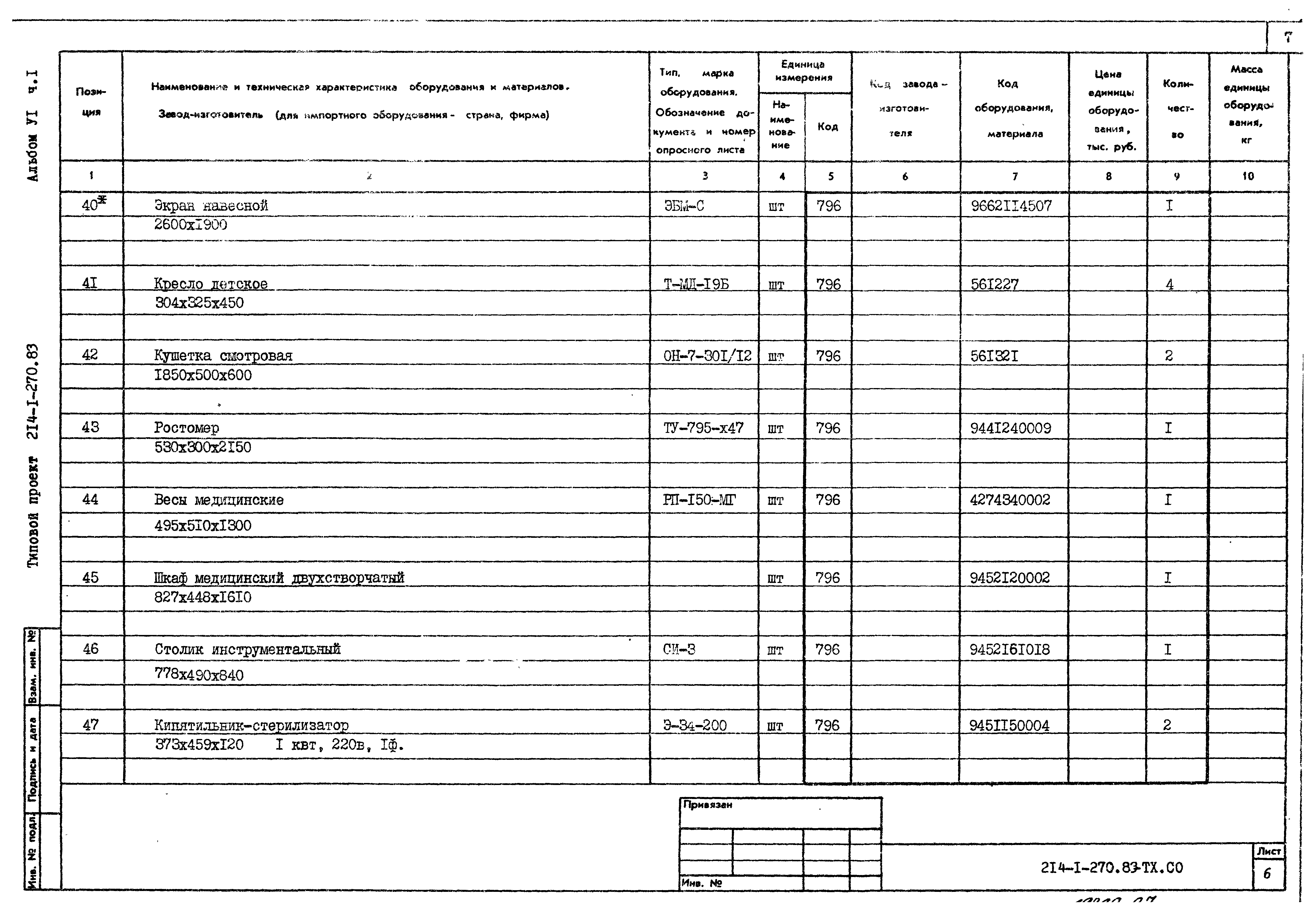 Типовой проект 214-1-270.83