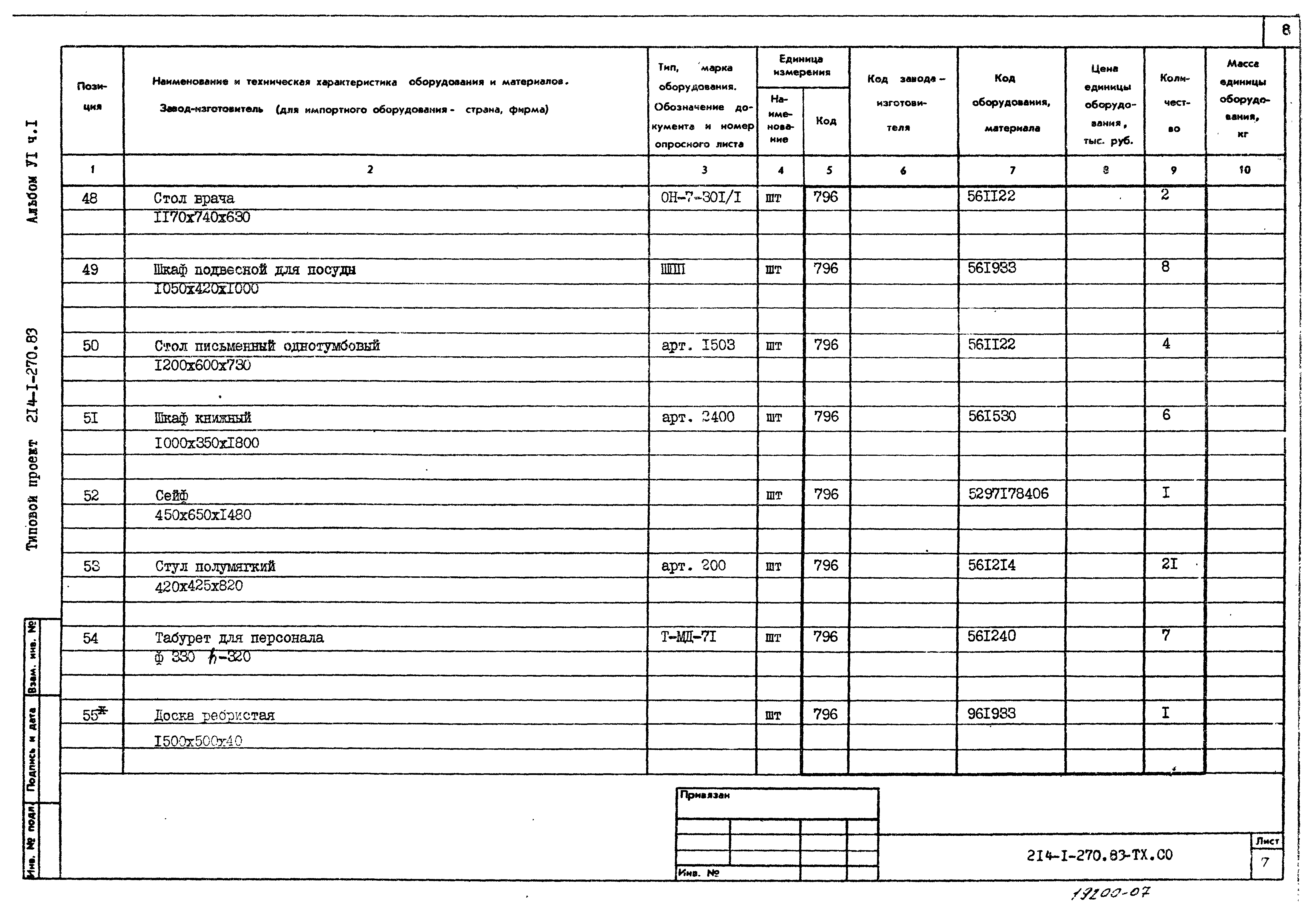 Типовой проект 214-1-270.83