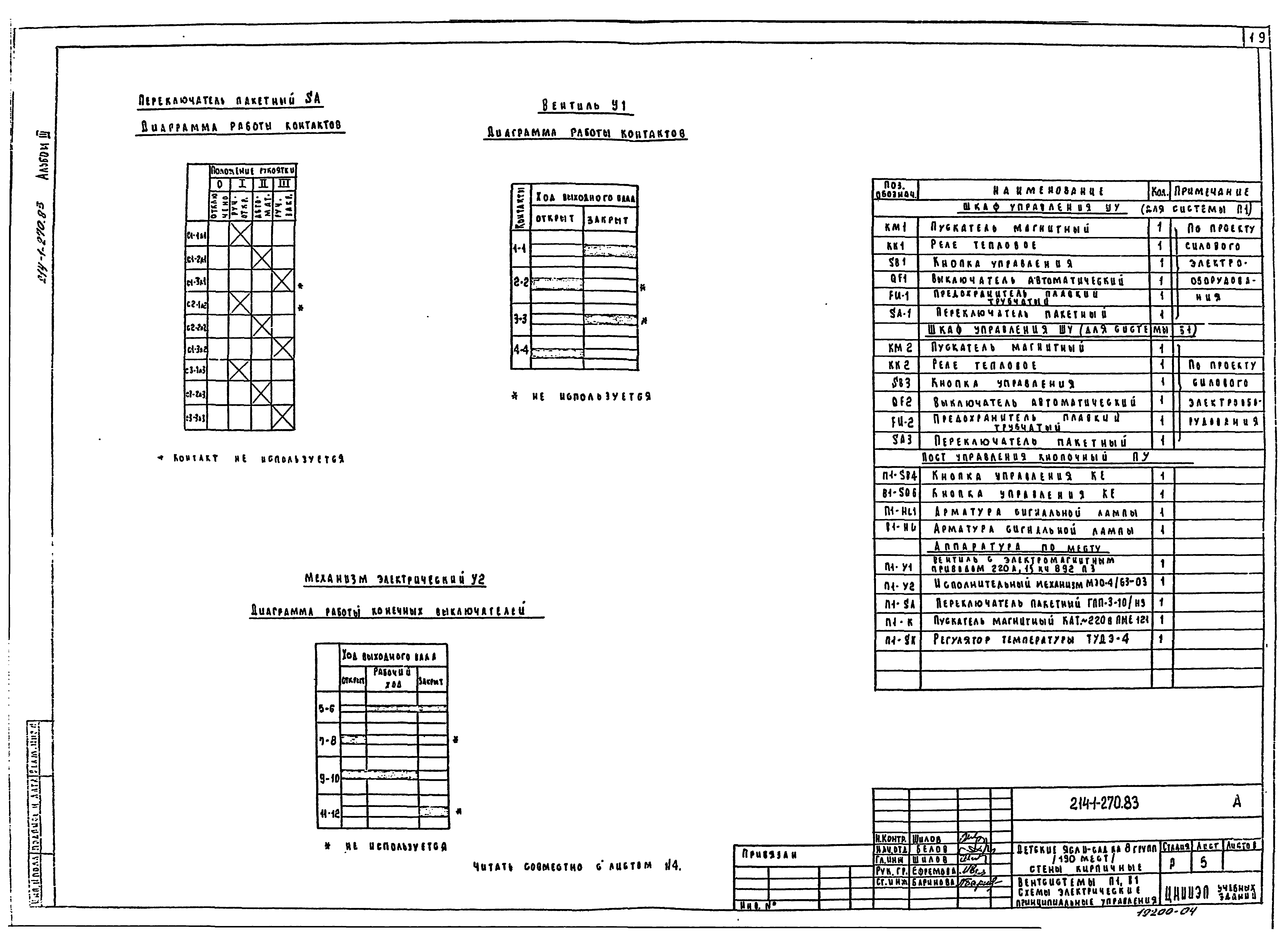 Типовой проект 214-1-270.83