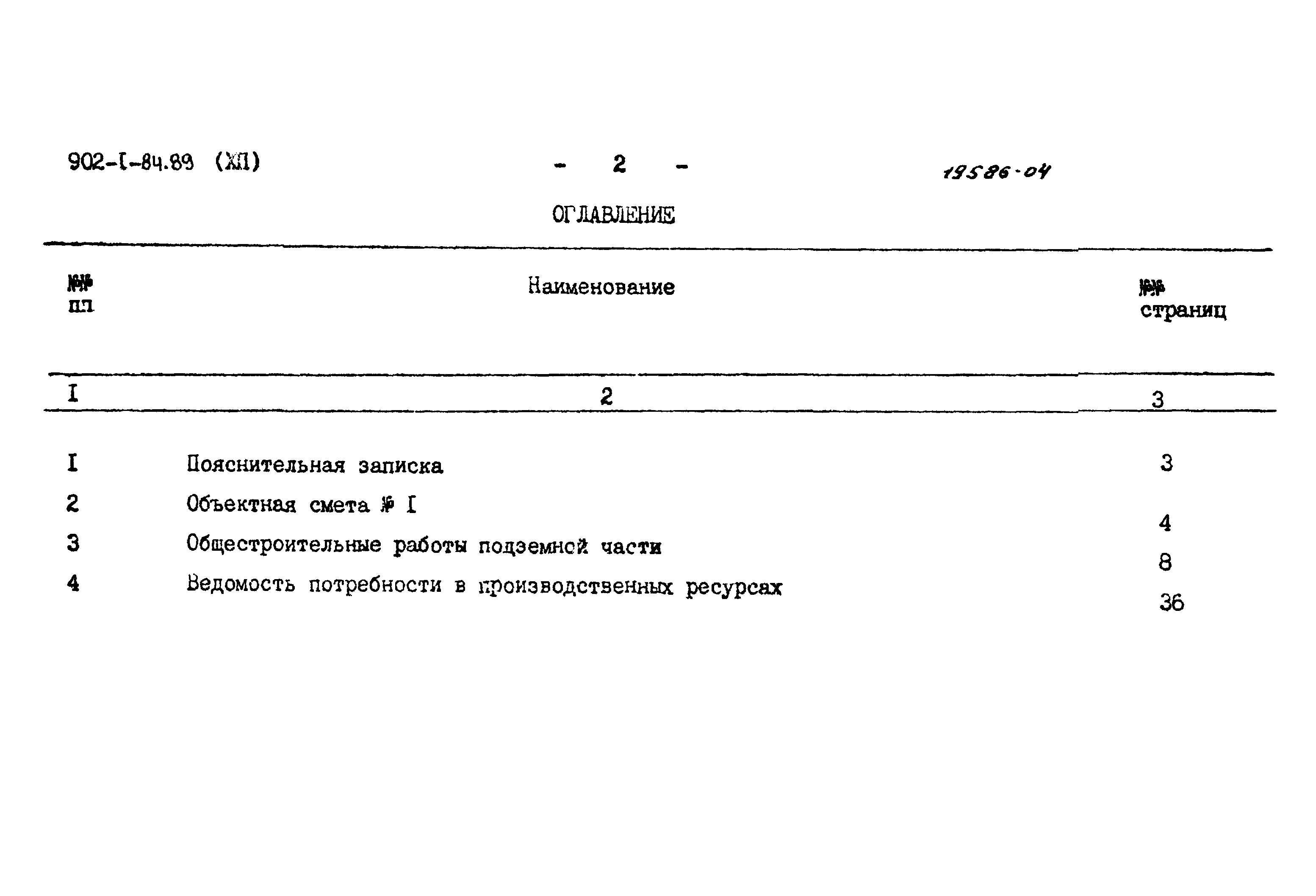 Типовой проект 902-1-89.84