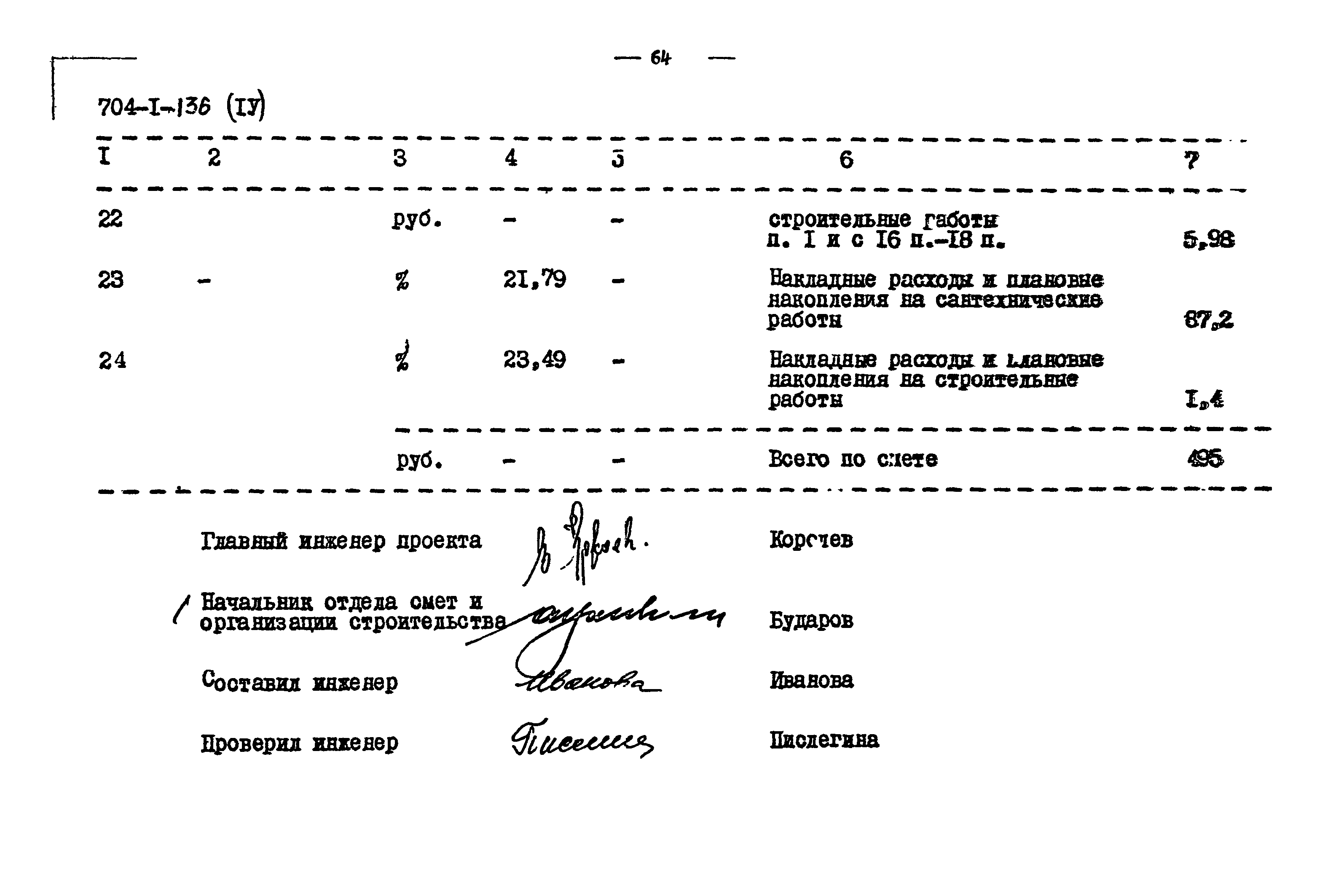 Типовой проект 704-1-136