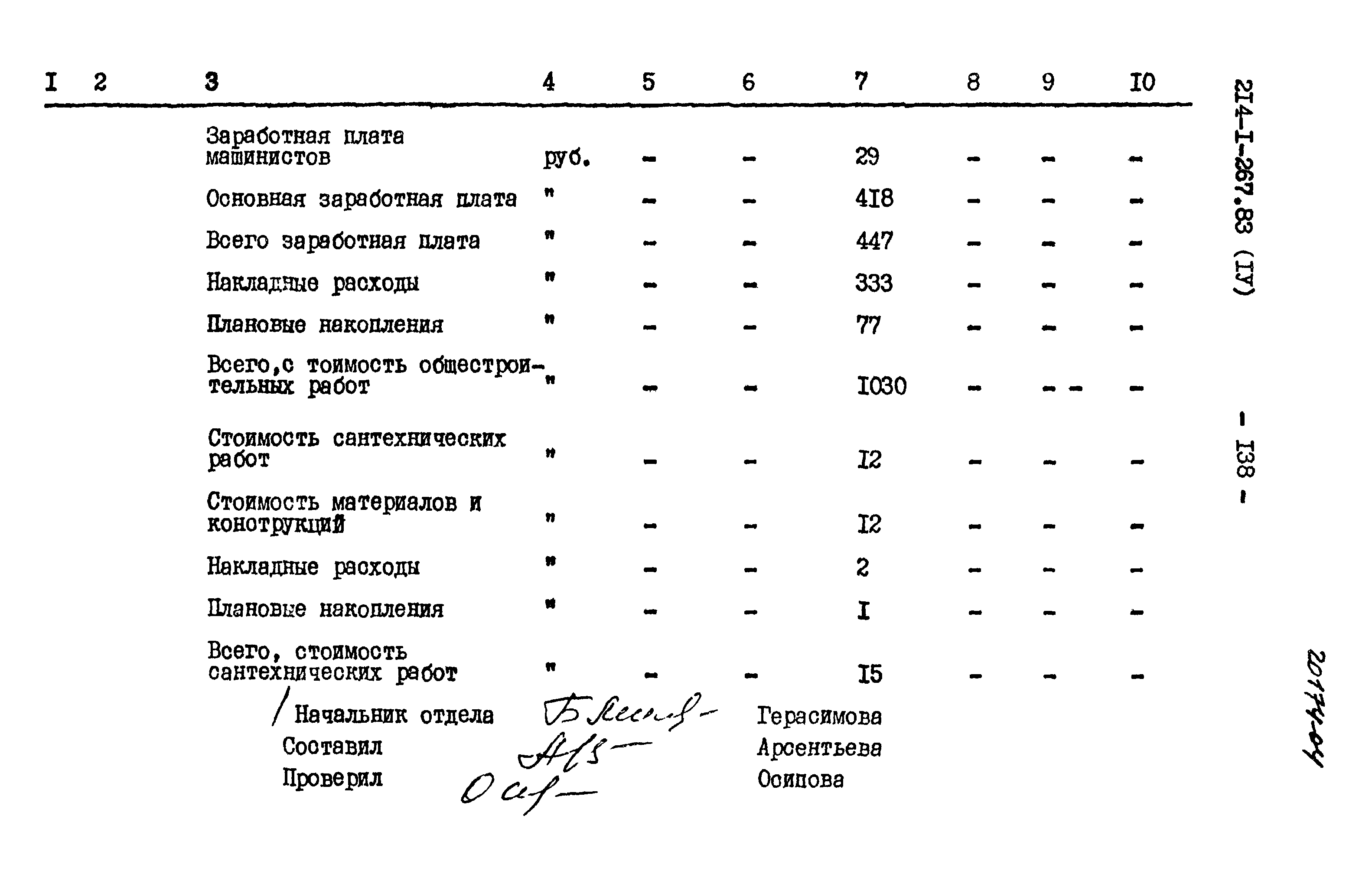 Типовой проект 214-1-267.83