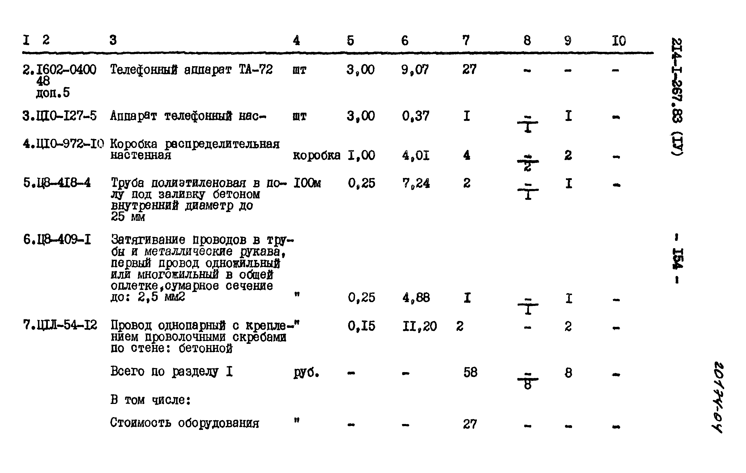 Типовой проект 214-1-267.83