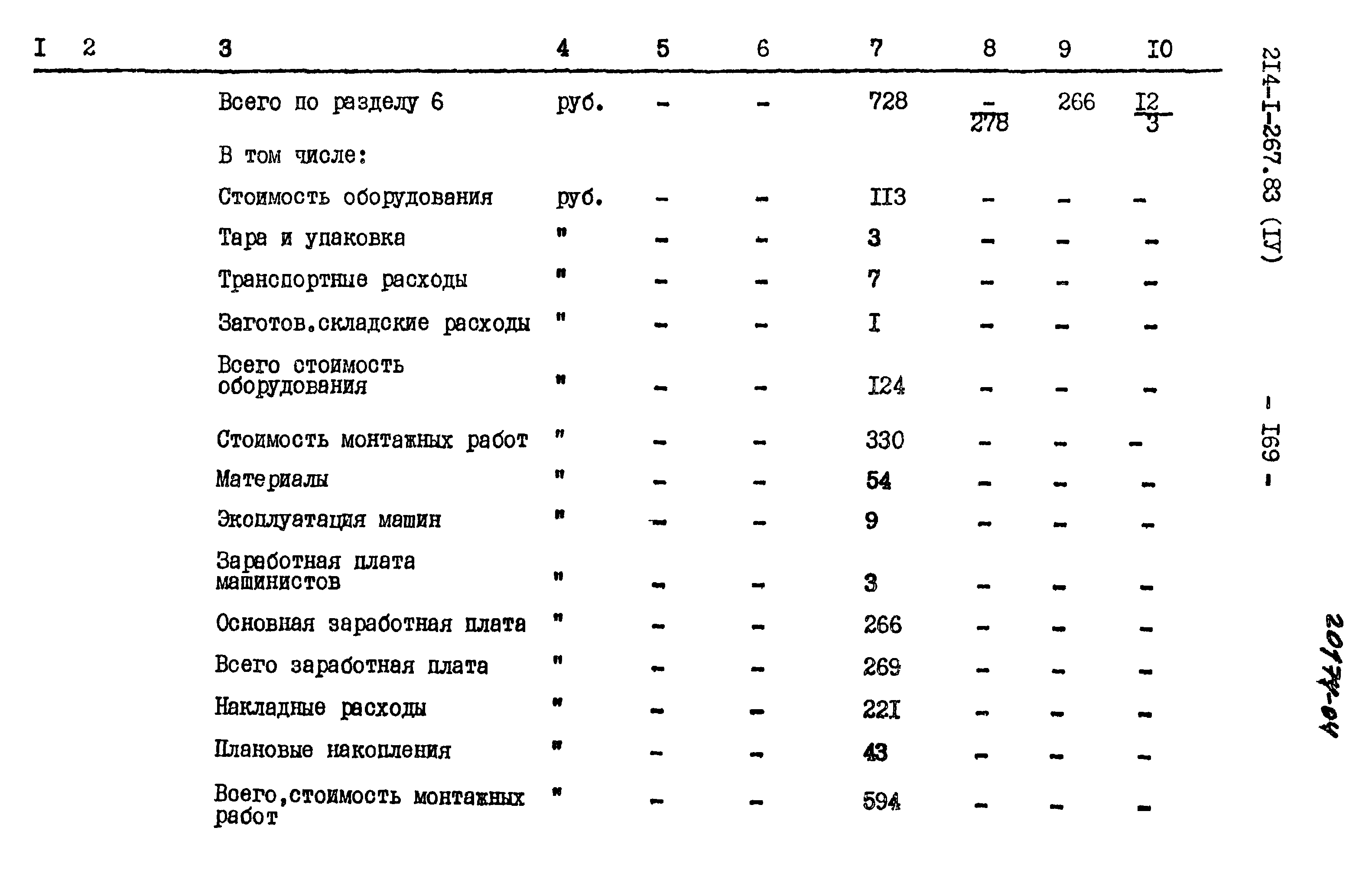 Типовой проект 214-1-267.83