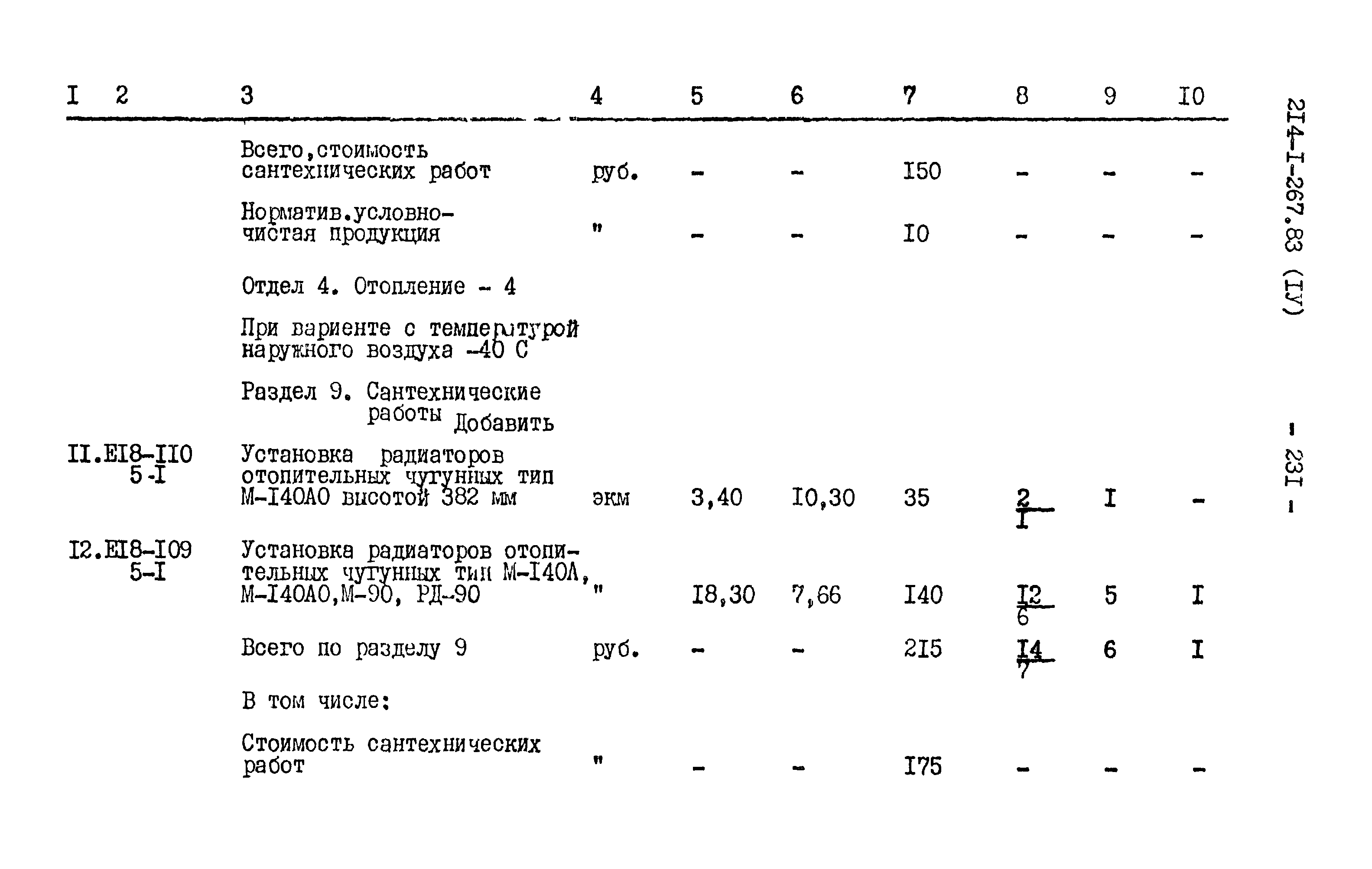 Типовой проект 214-1-267.83