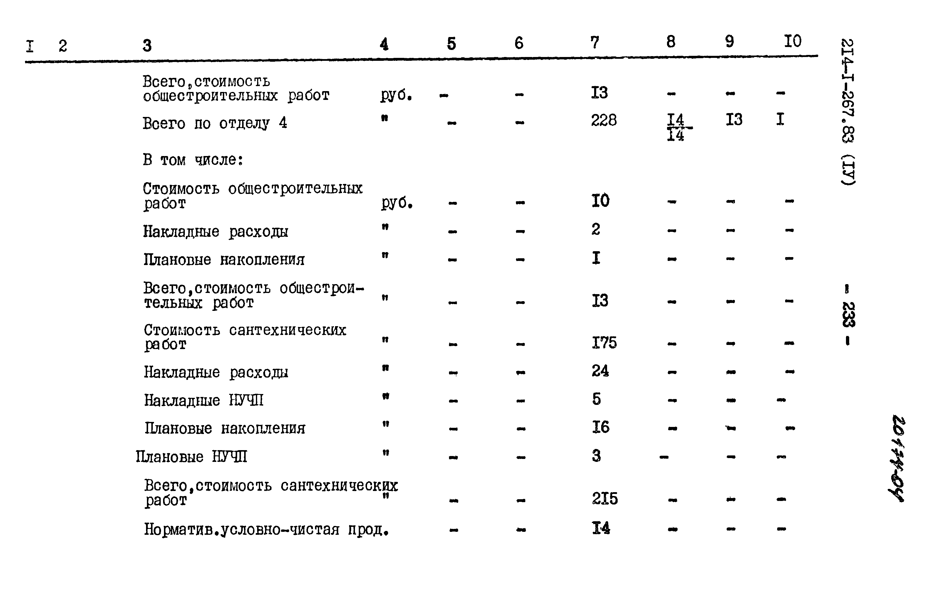 Типовой проект 214-1-267.83