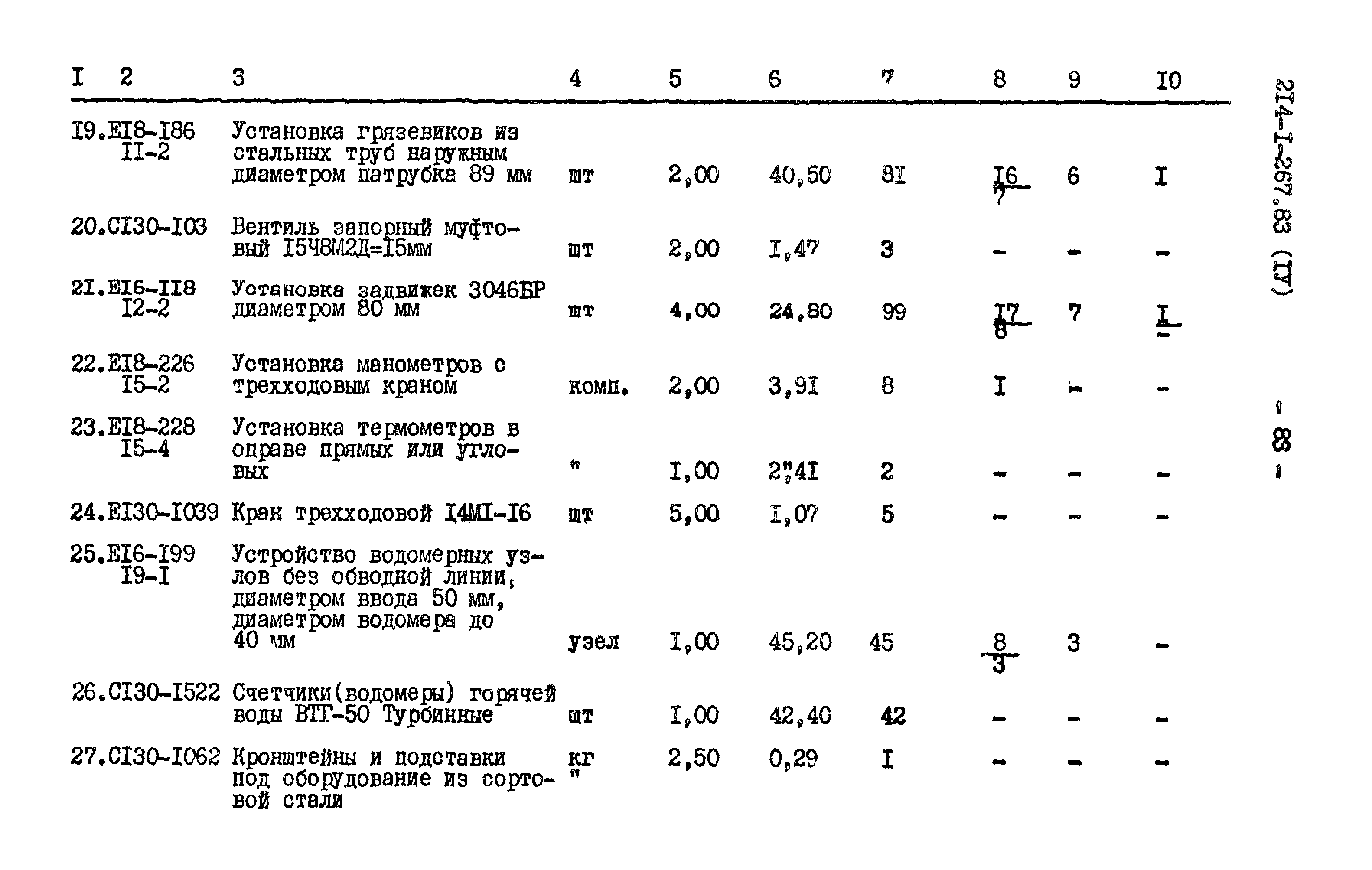 Типовой проект 214-1-267.83