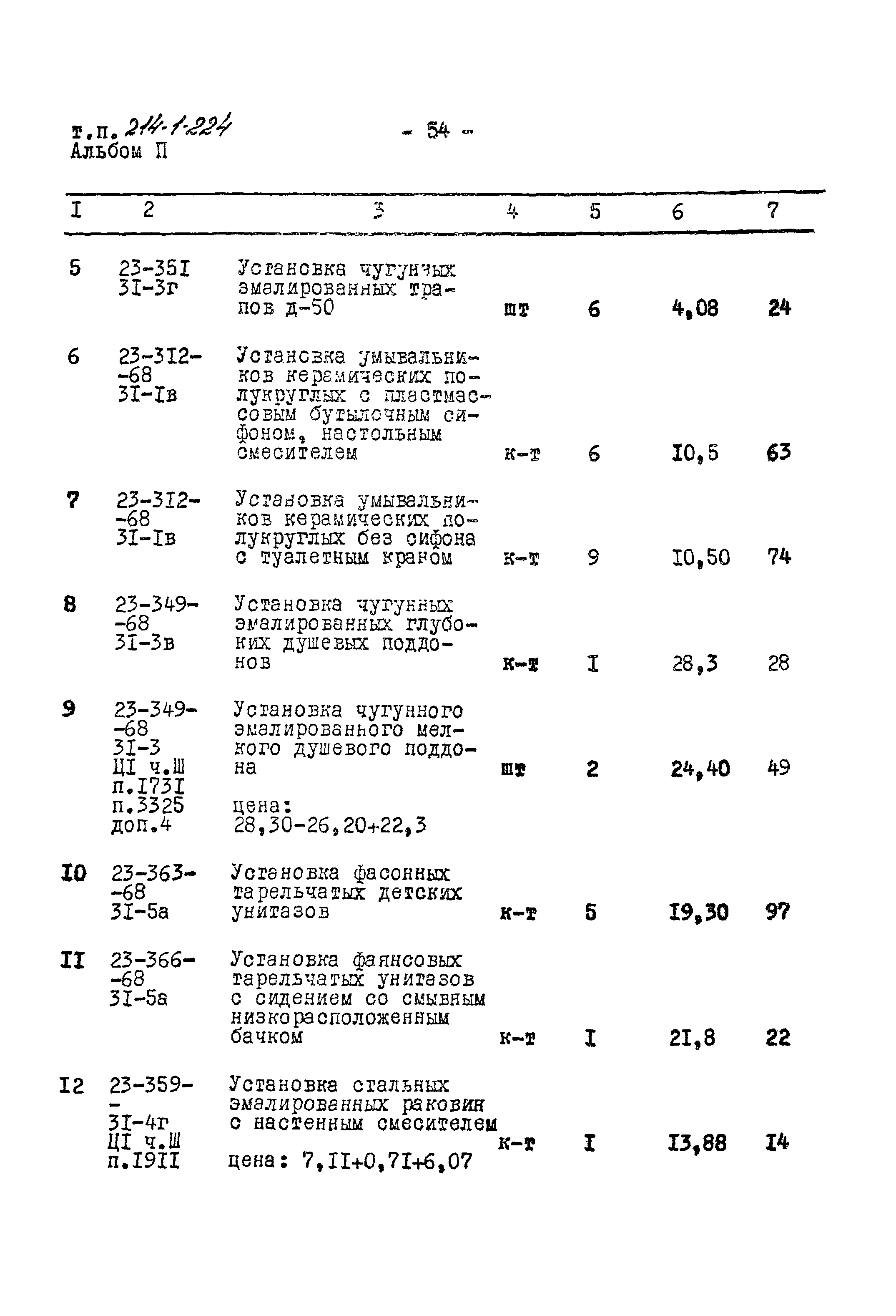 Типовой проект 214-1-224