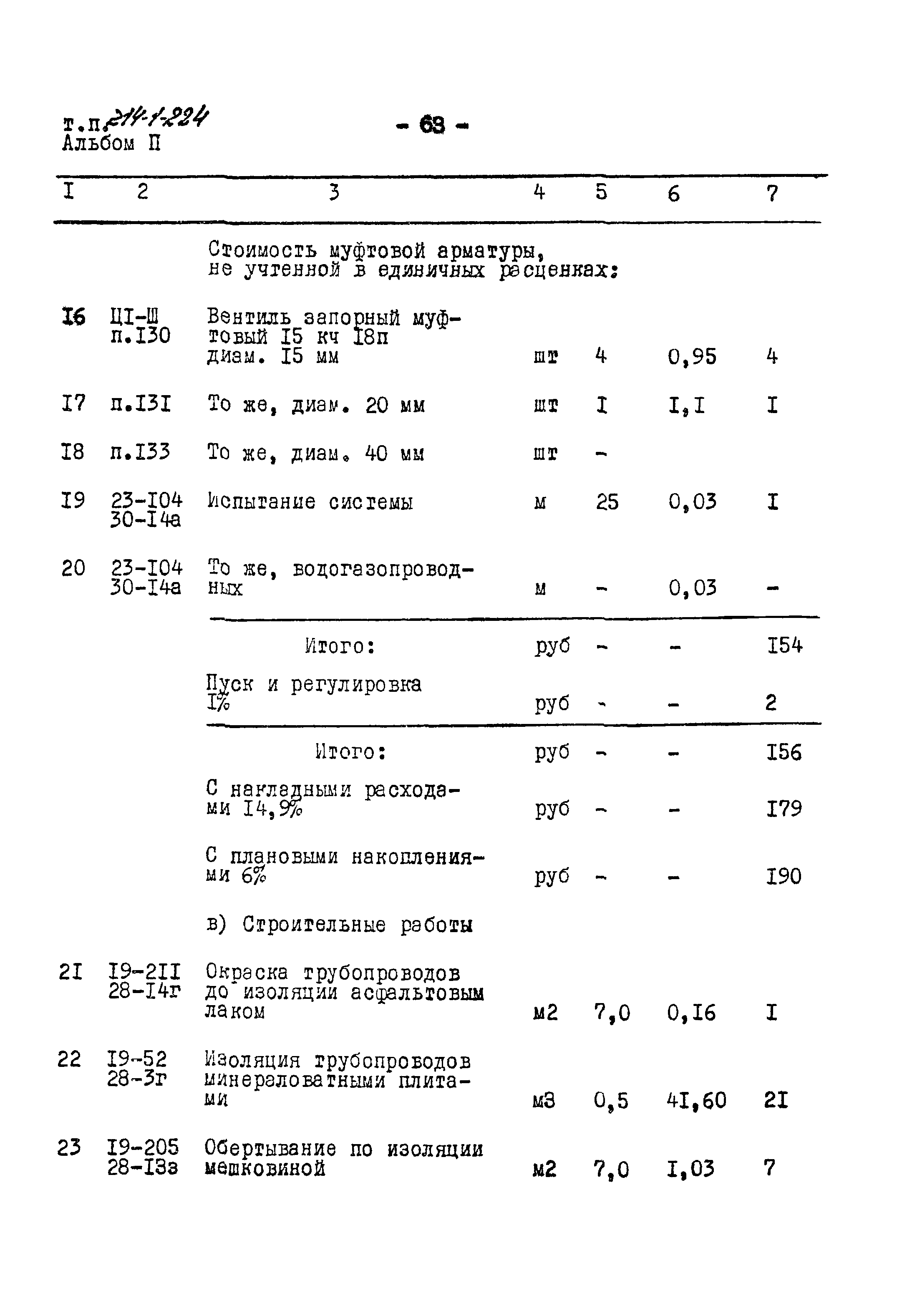 Типовой проект 214-1-224