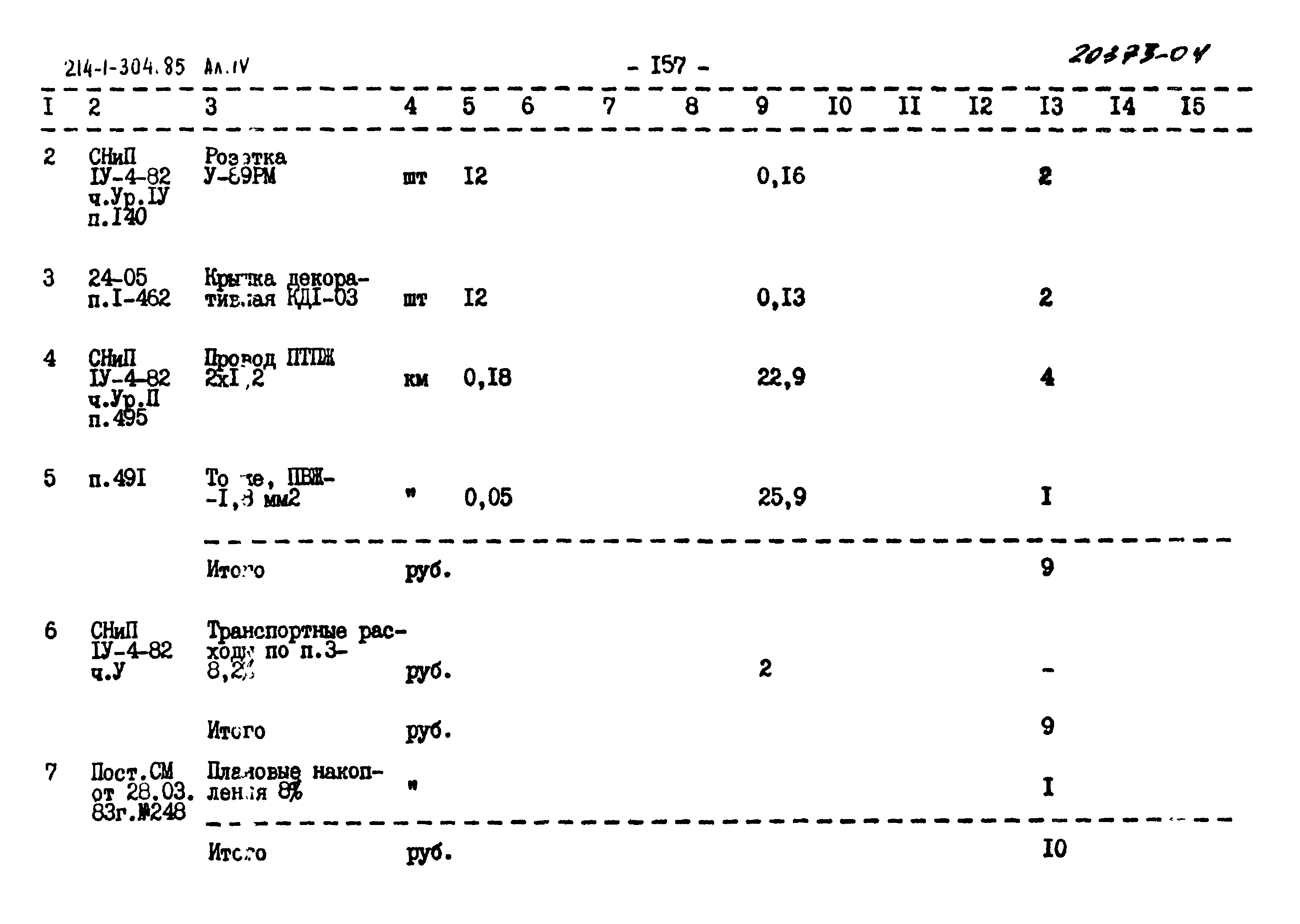 Типовой проект 214-1-304.85