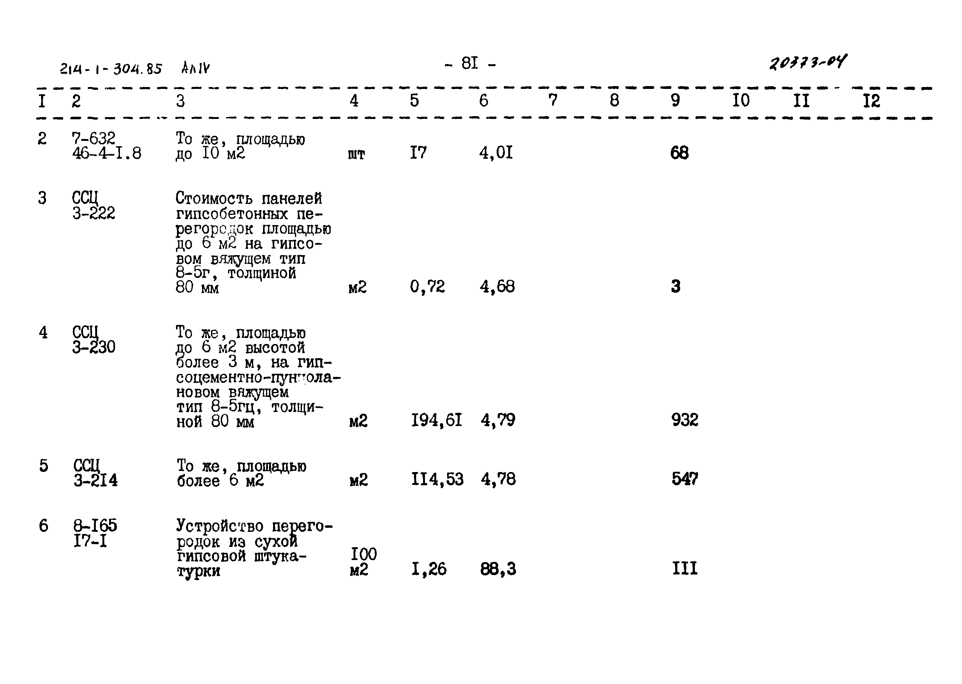 Типовой проект 214-1-304.85