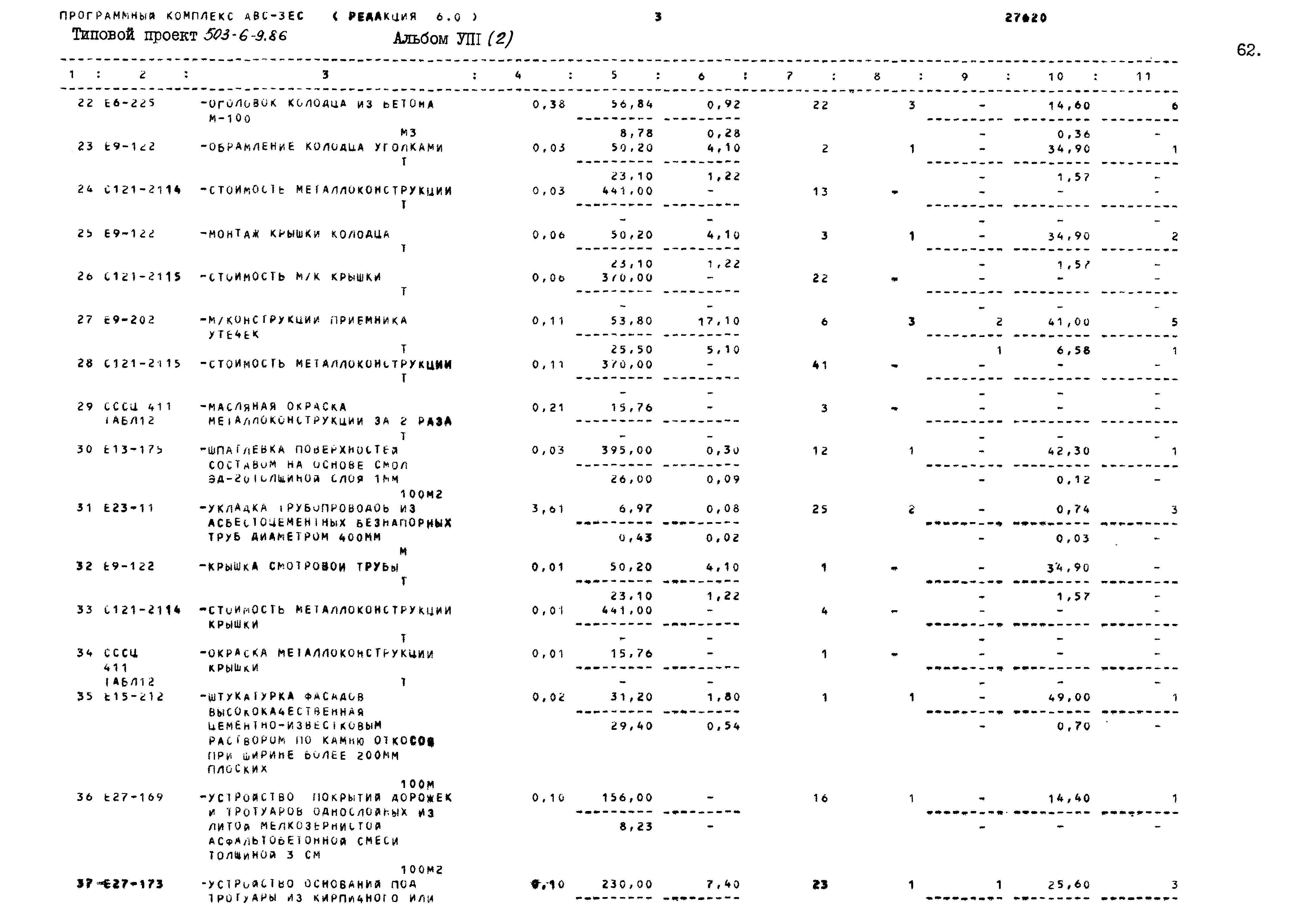 Типовой проект 503-6-9.86