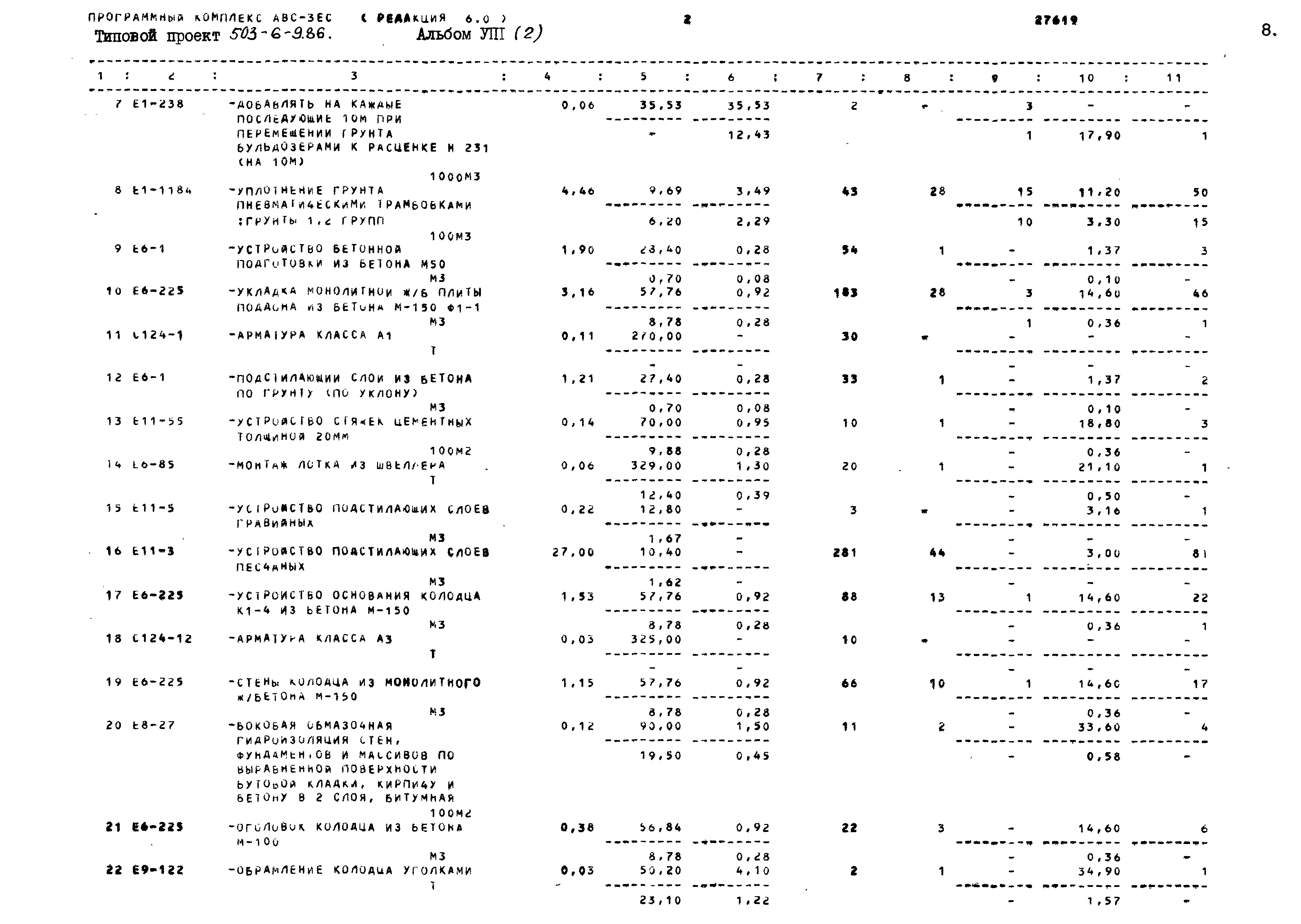 Типовой проект 503-6-9.86