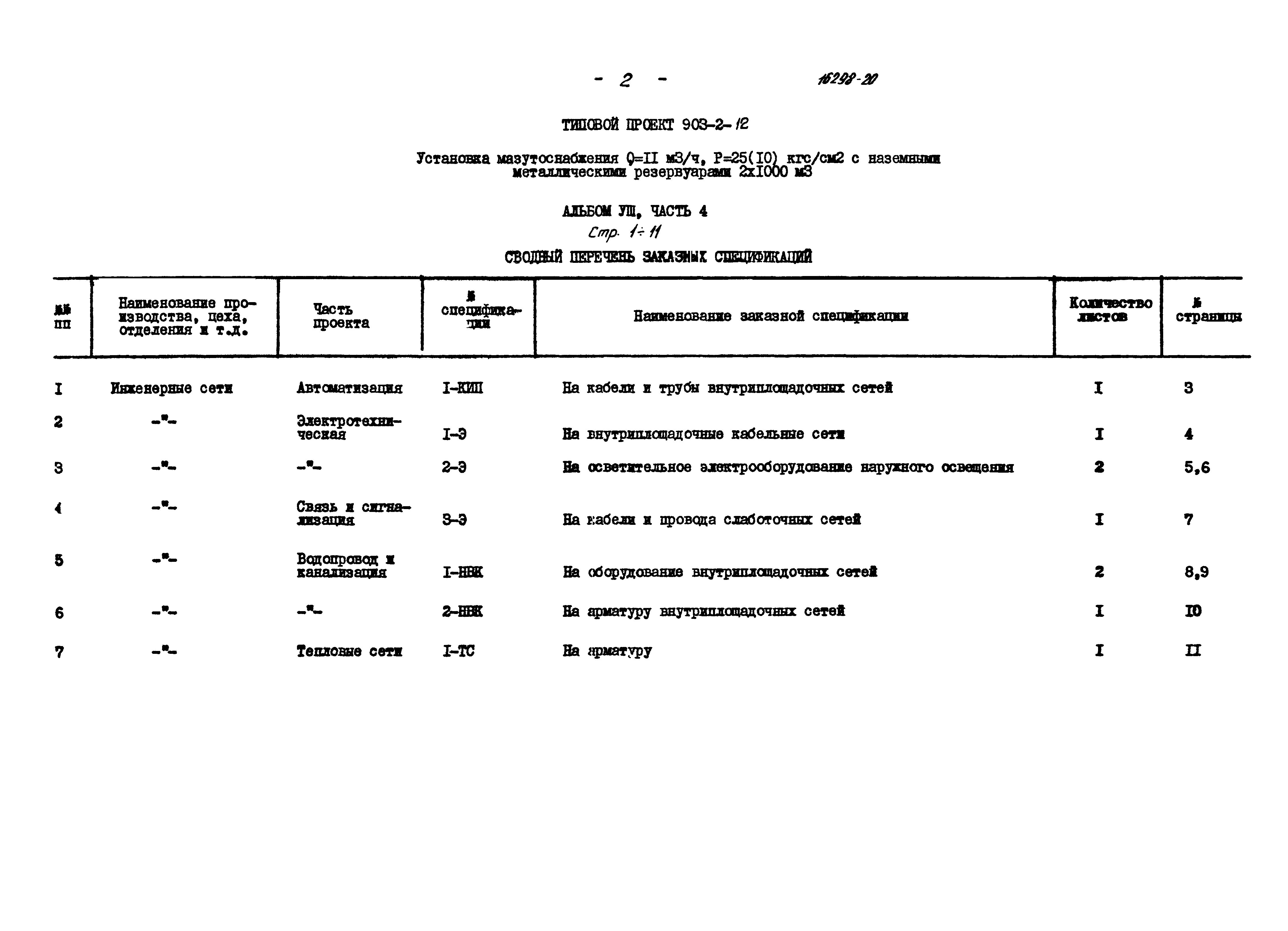 Типовой проект 903-2-12