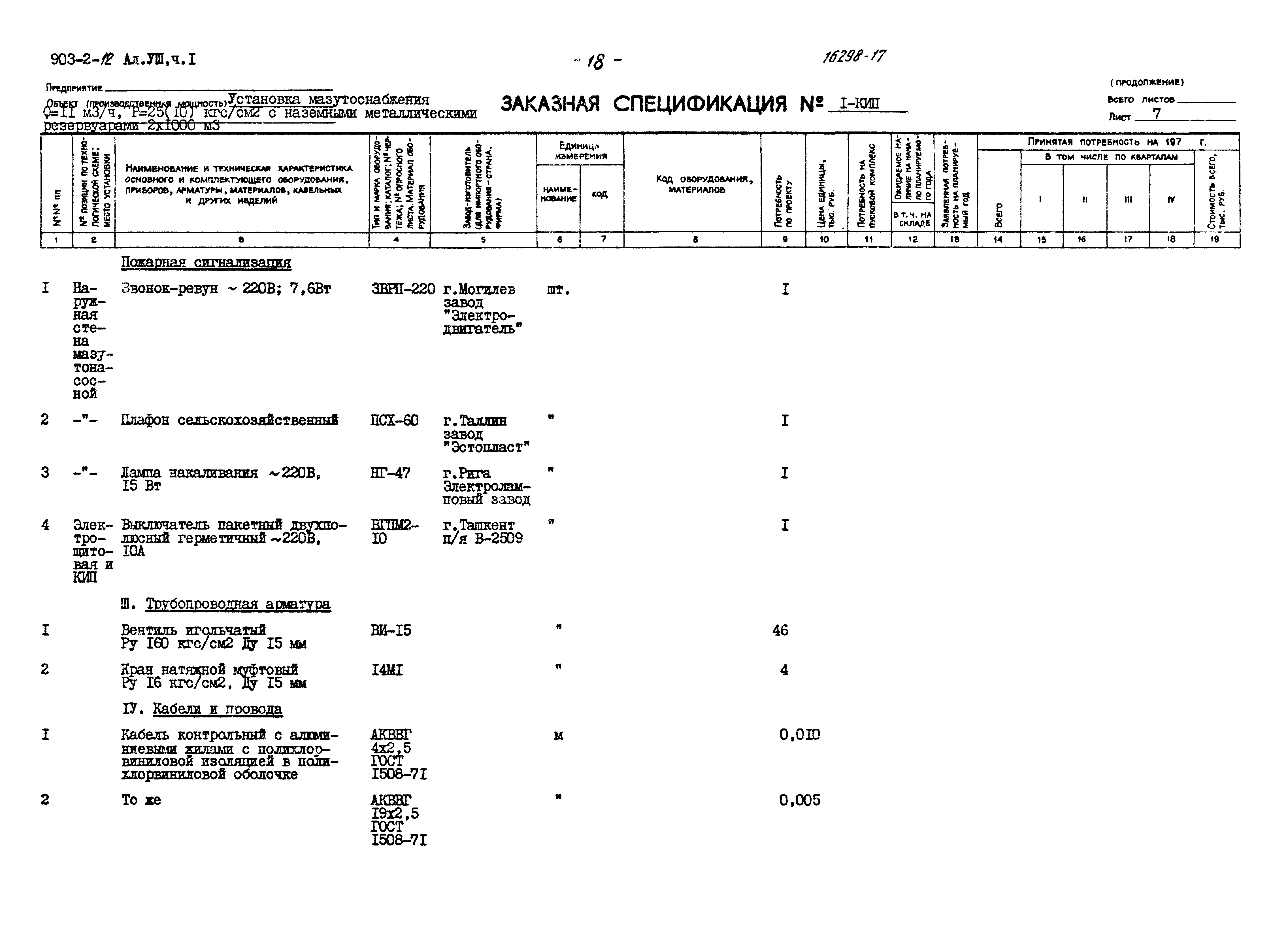 Типовой проект 903-2-12