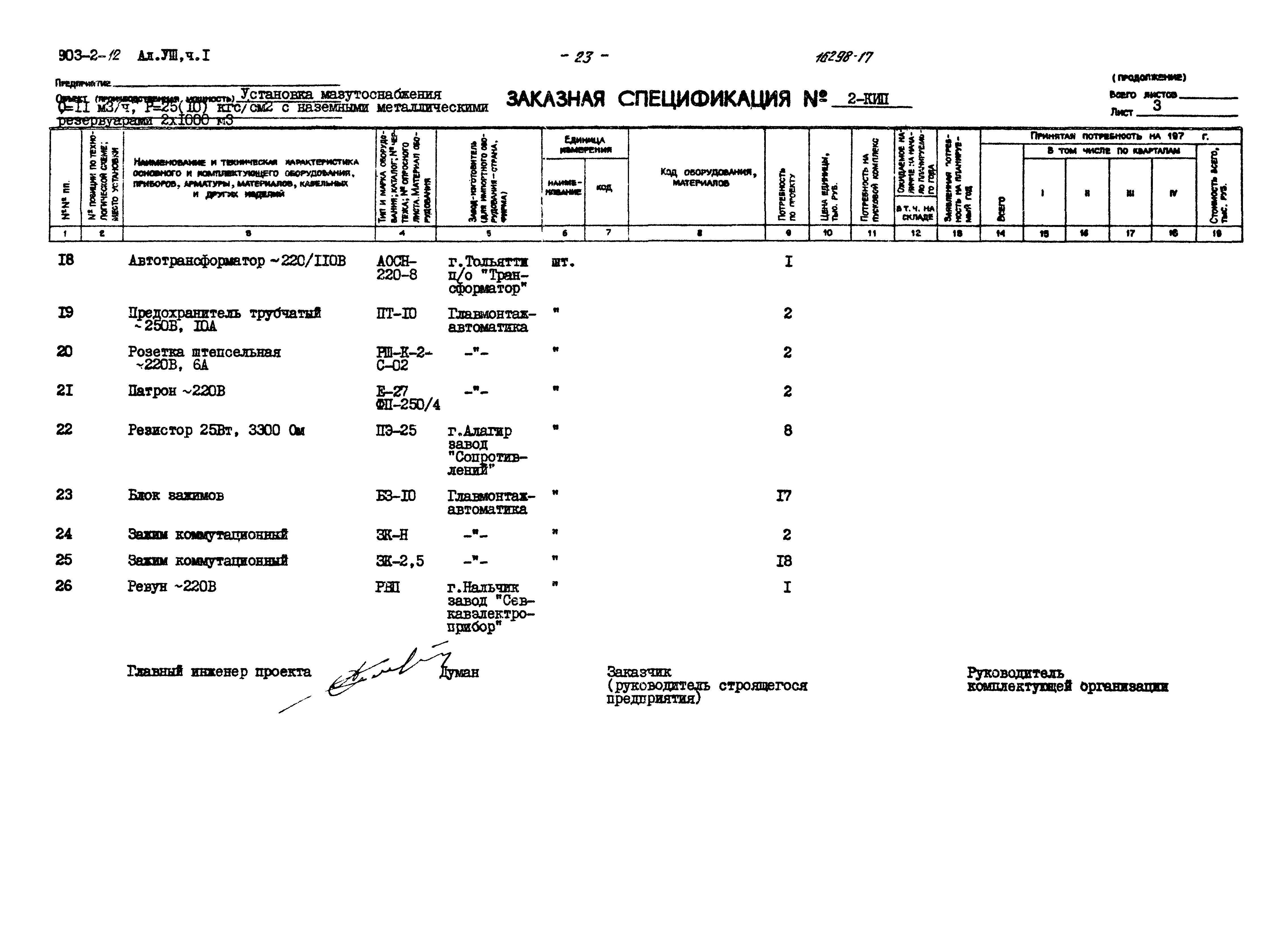 Типовой проект 903-2-12