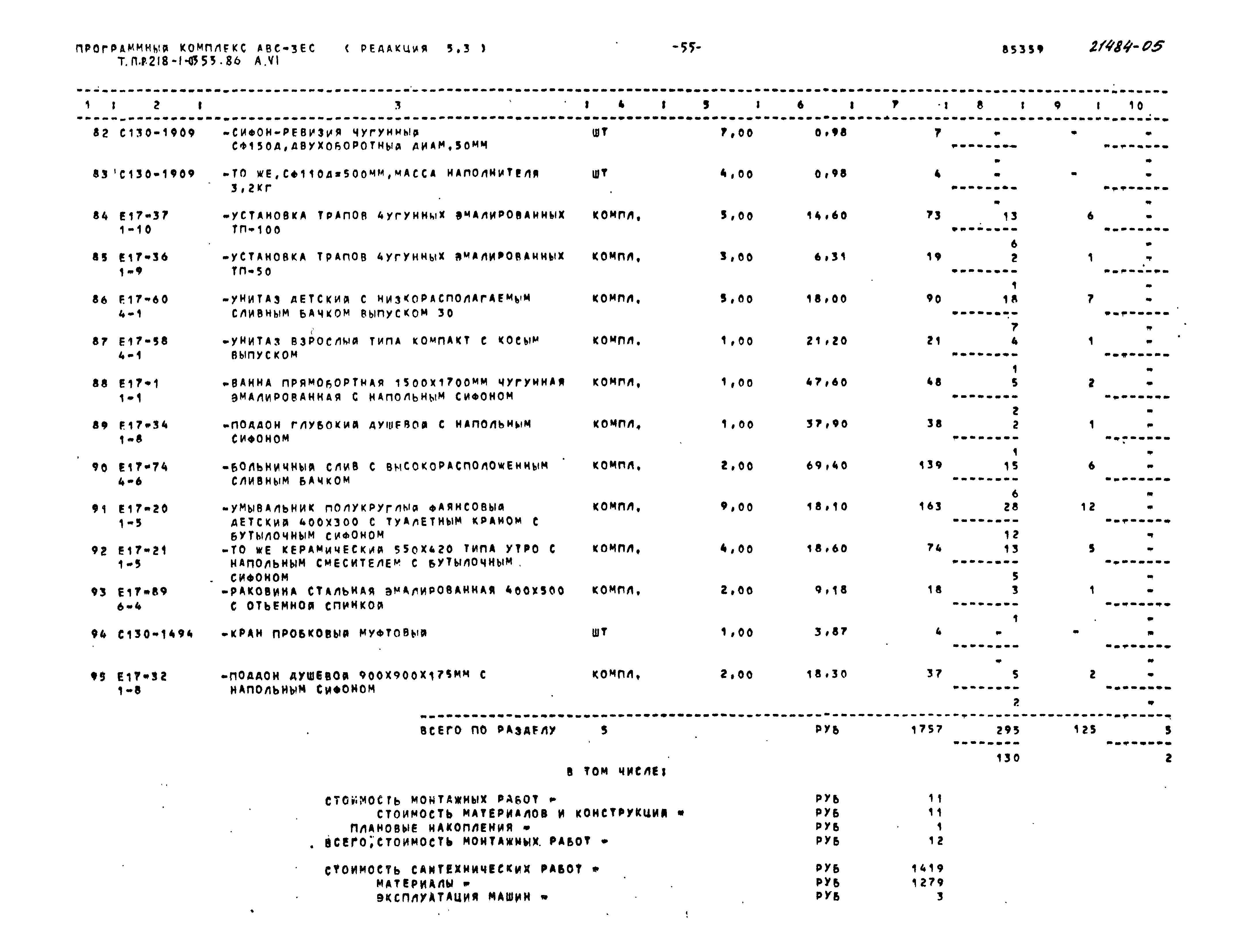 Типовой проект 218-1-0353.86