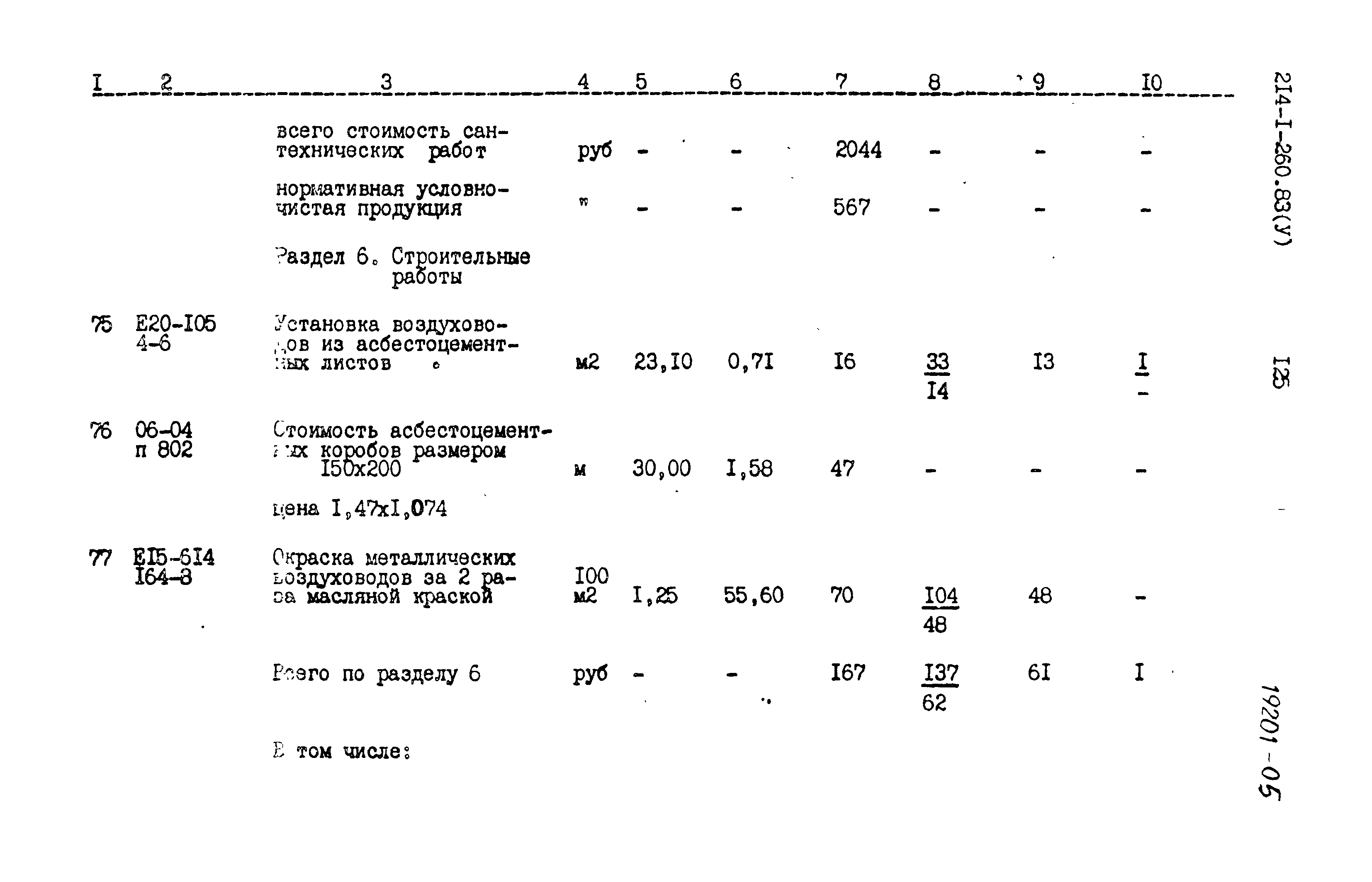 Типовой проект 214-1-260.83