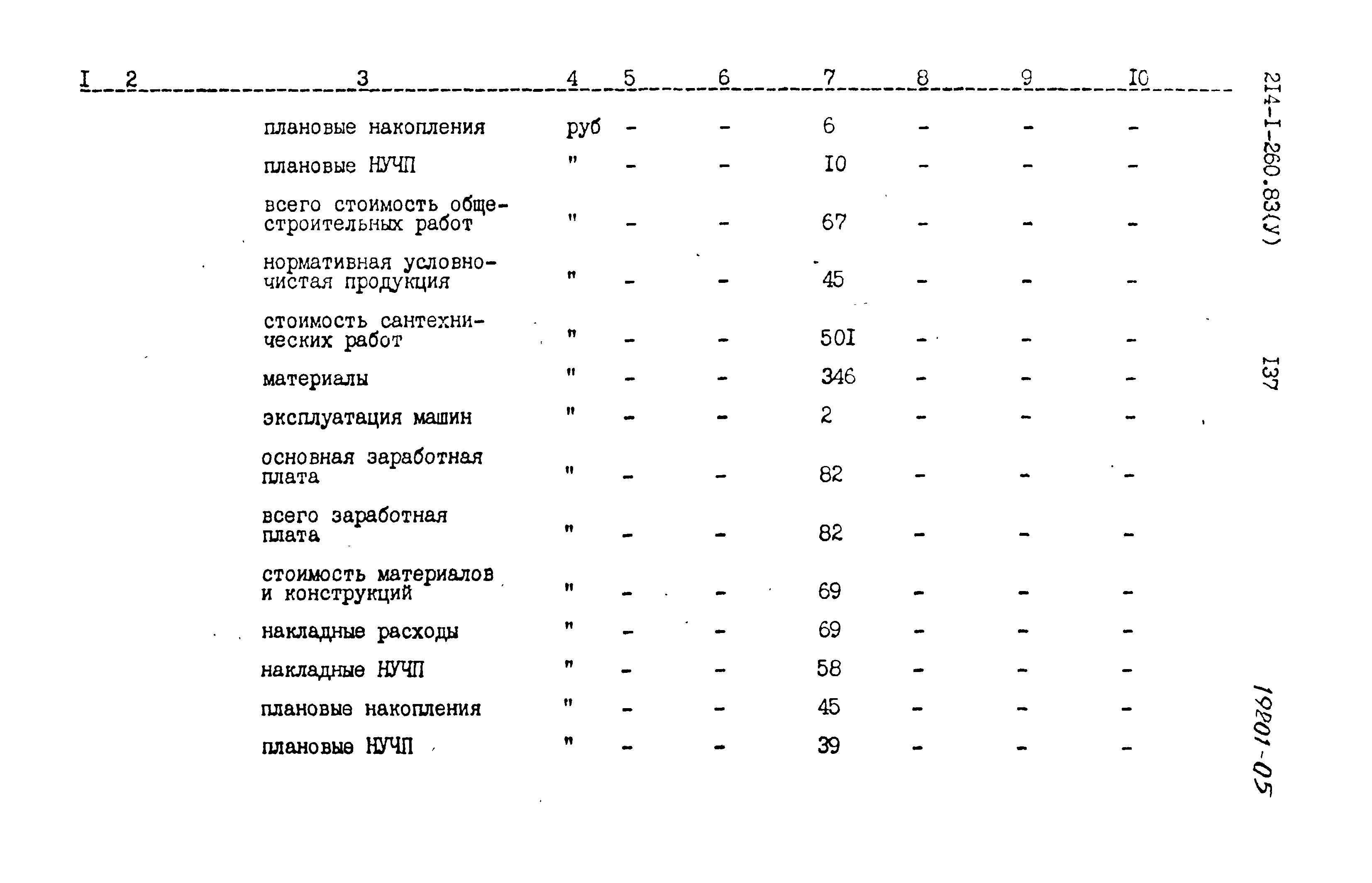 Типовой проект 214-1-260.83