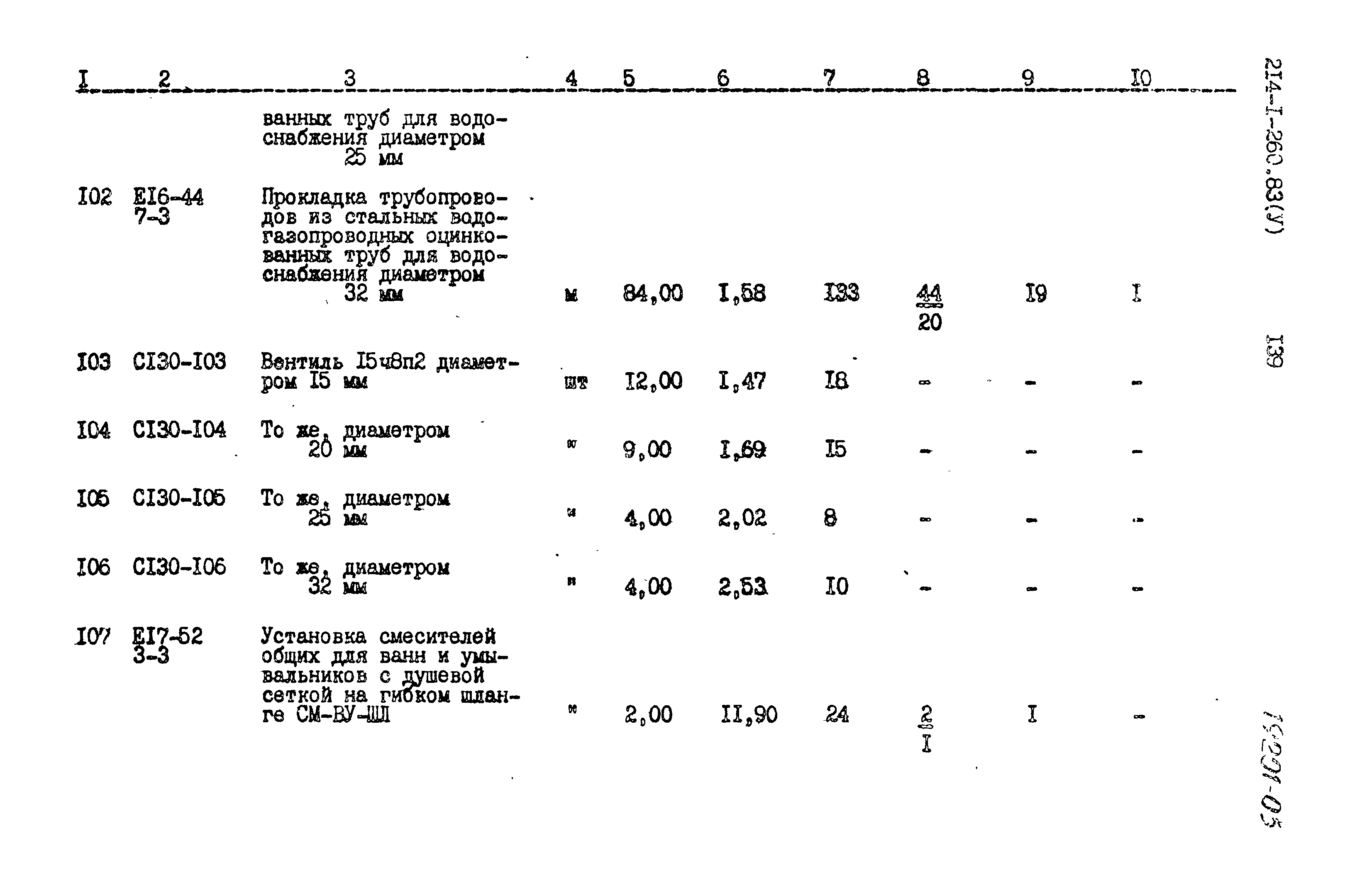 Типовой проект 214-1-260.83
