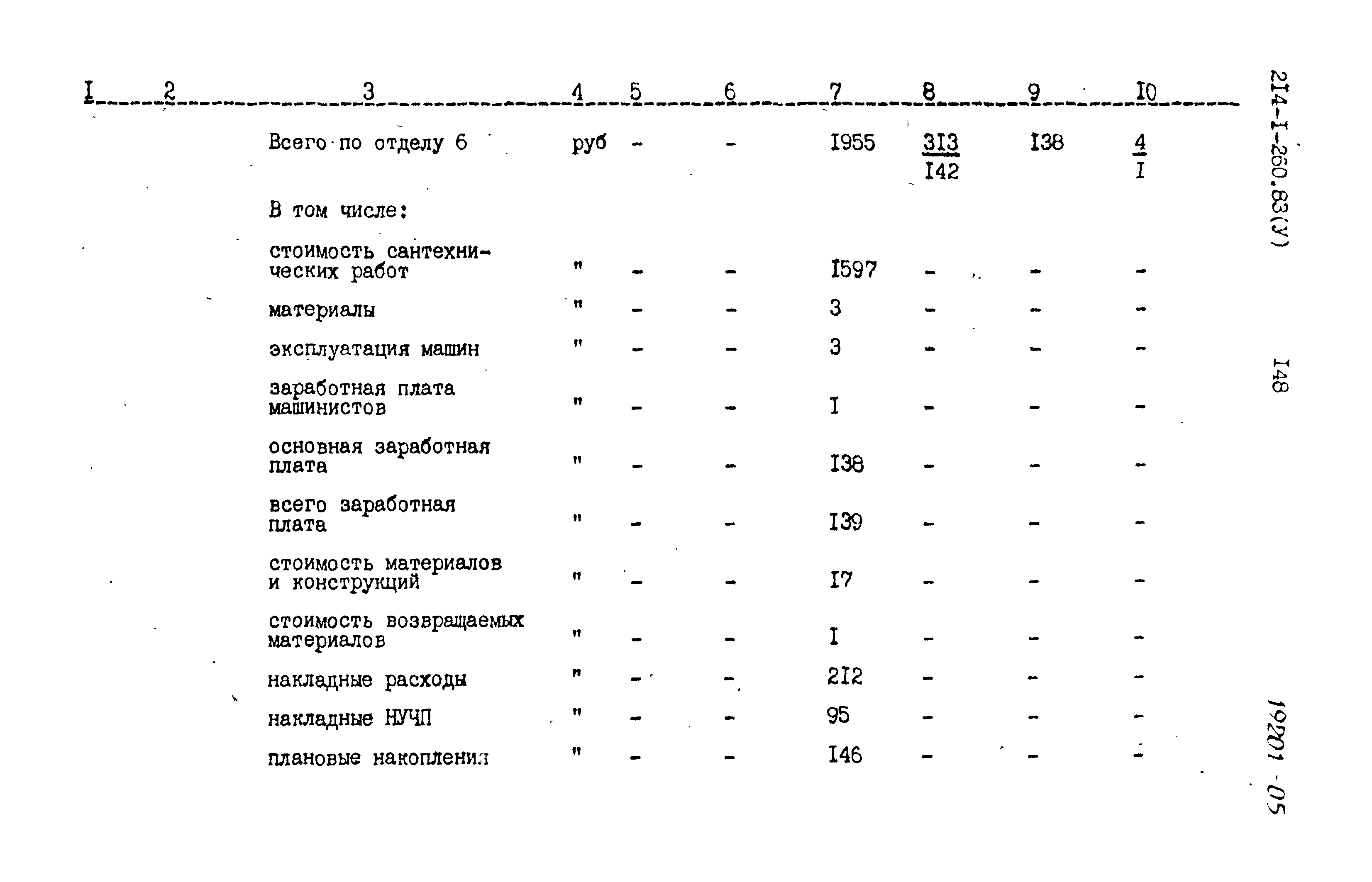 Типовой проект 214-1-260.83