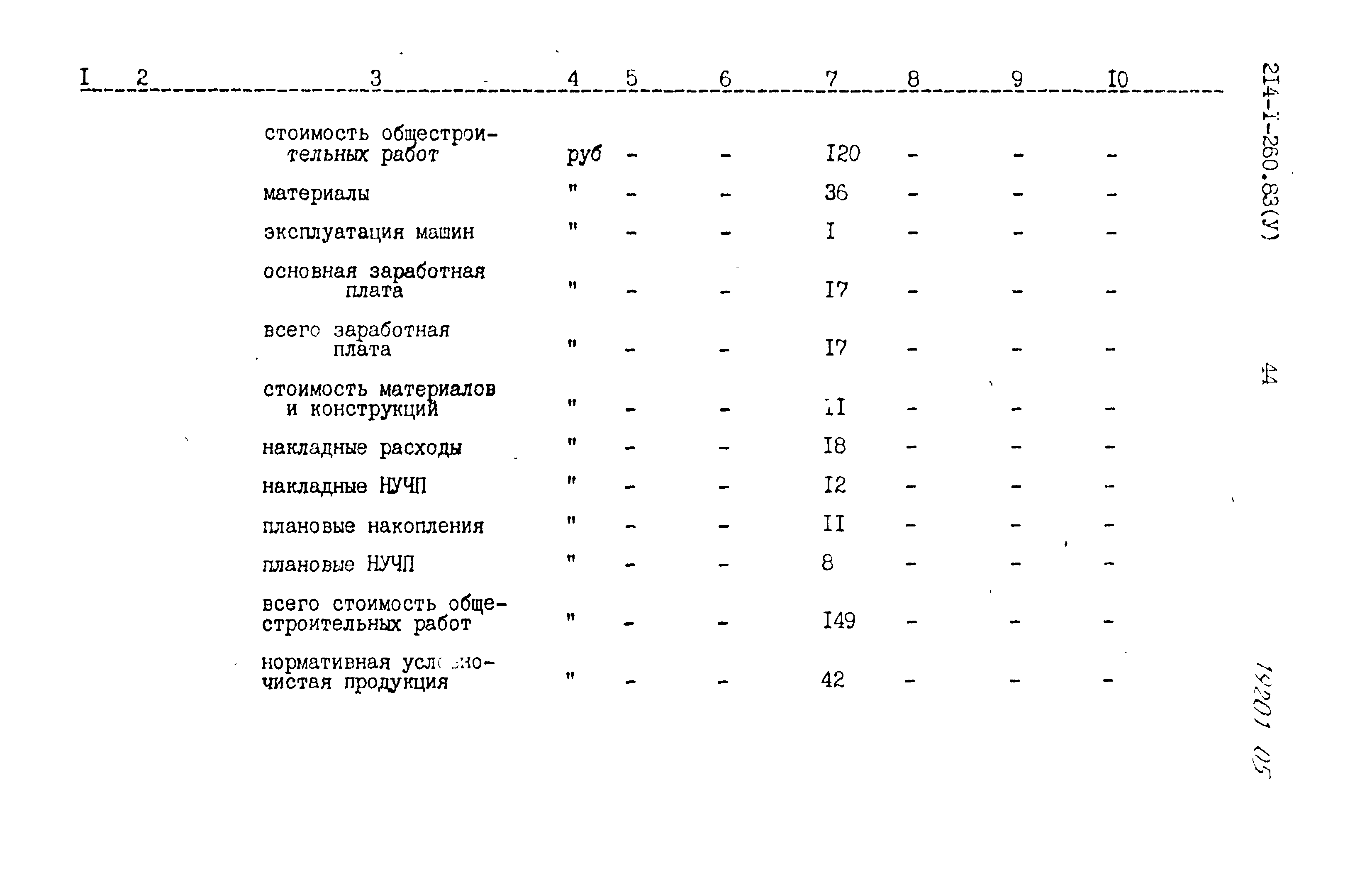 Типовой проект 214-1-260.83