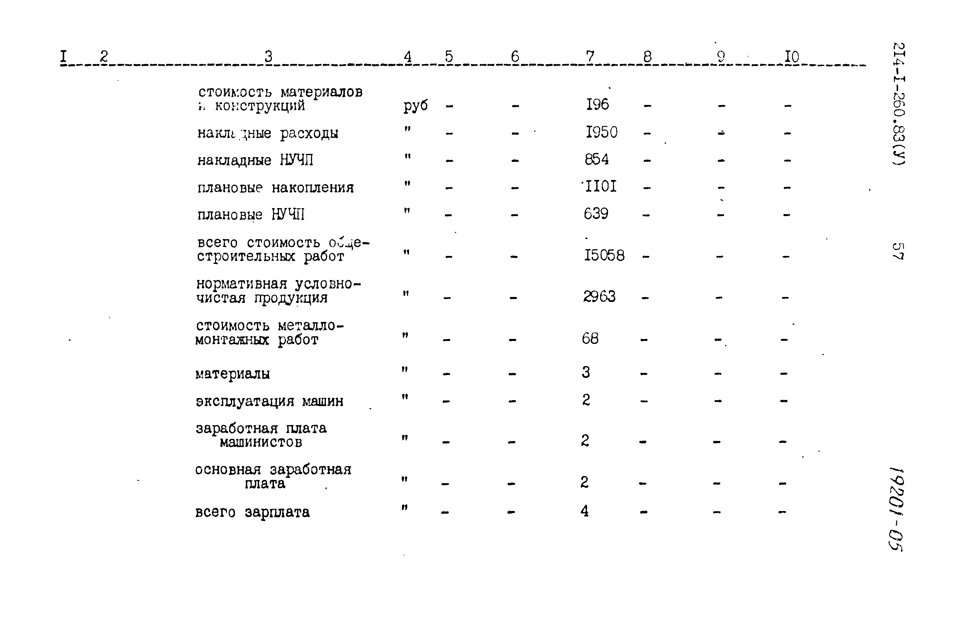 Типовой проект 214-1-260.83
