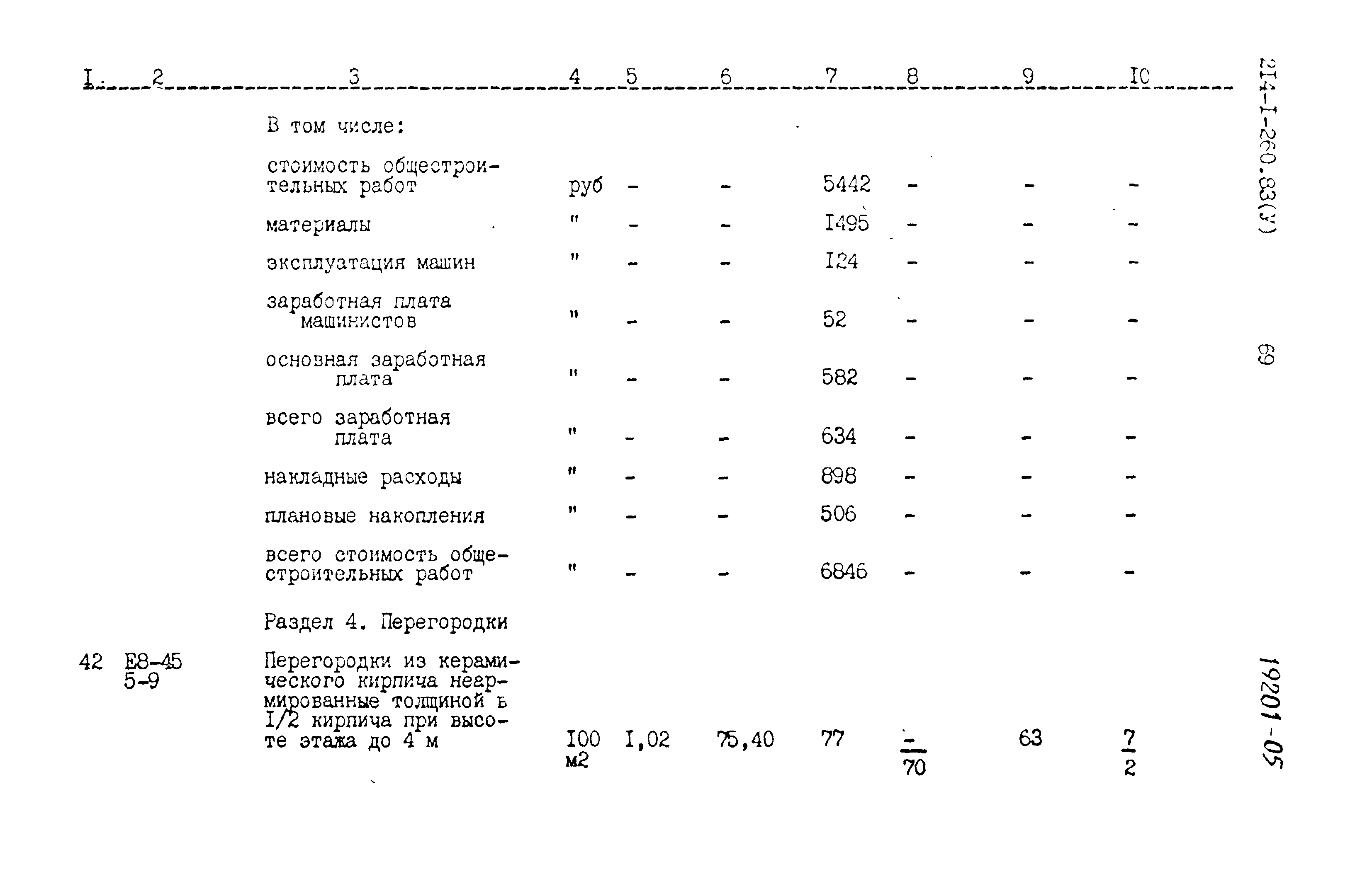Типовой проект 214-1-260.83