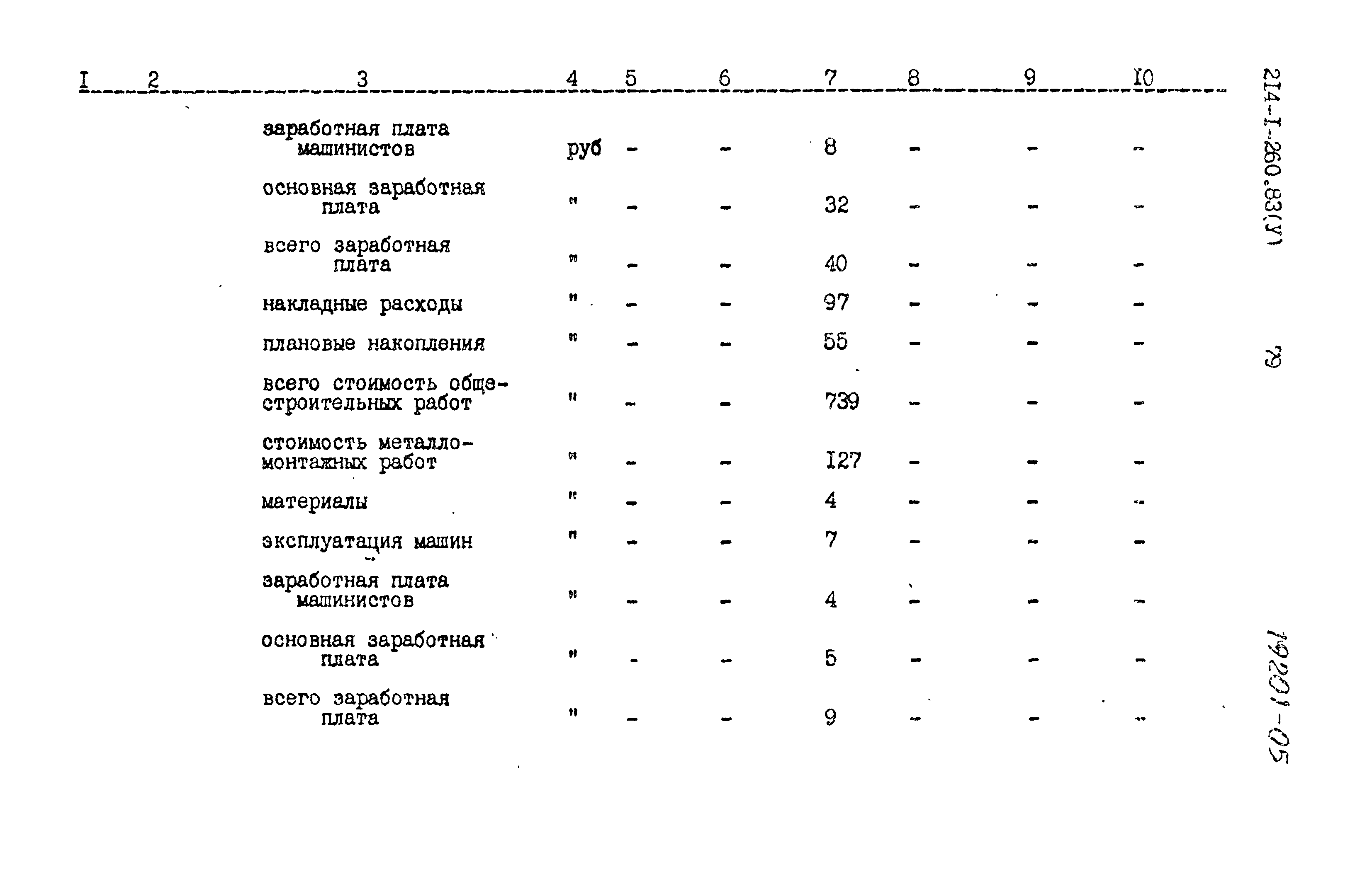 Типовой проект 214-1-260.83