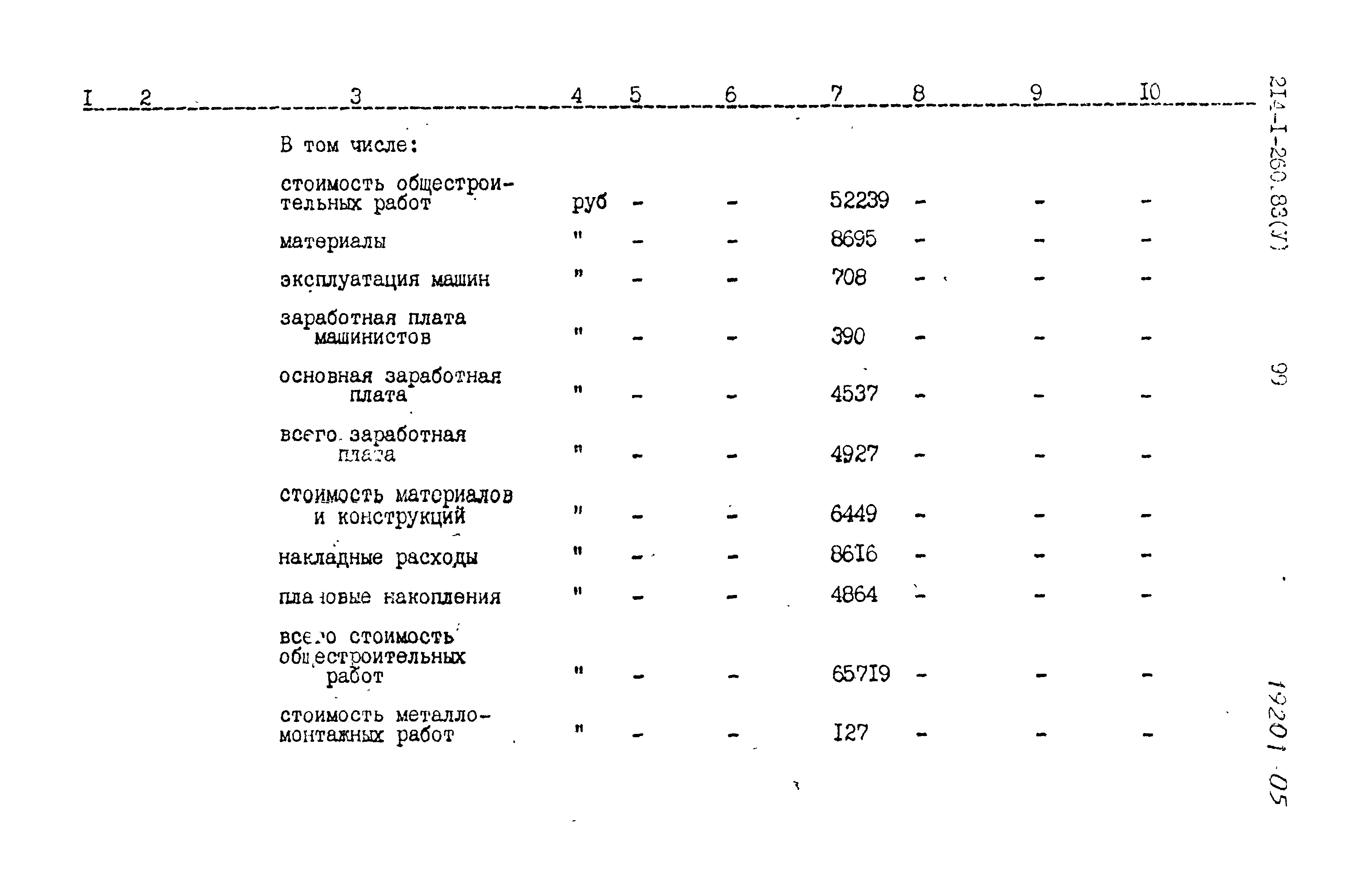 Типовой проект 214-1-260.83