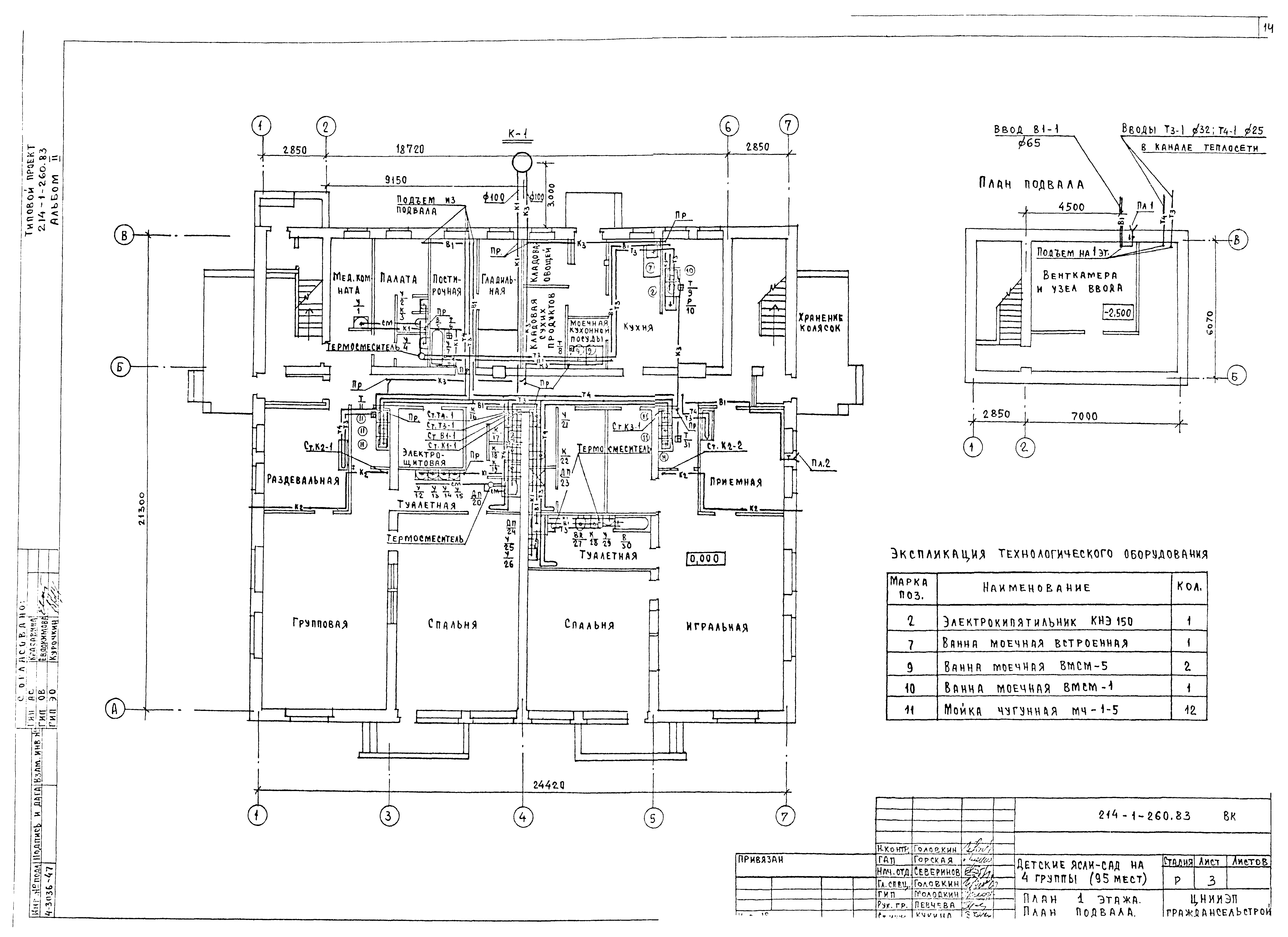 Типовой проект 214-1-260.83