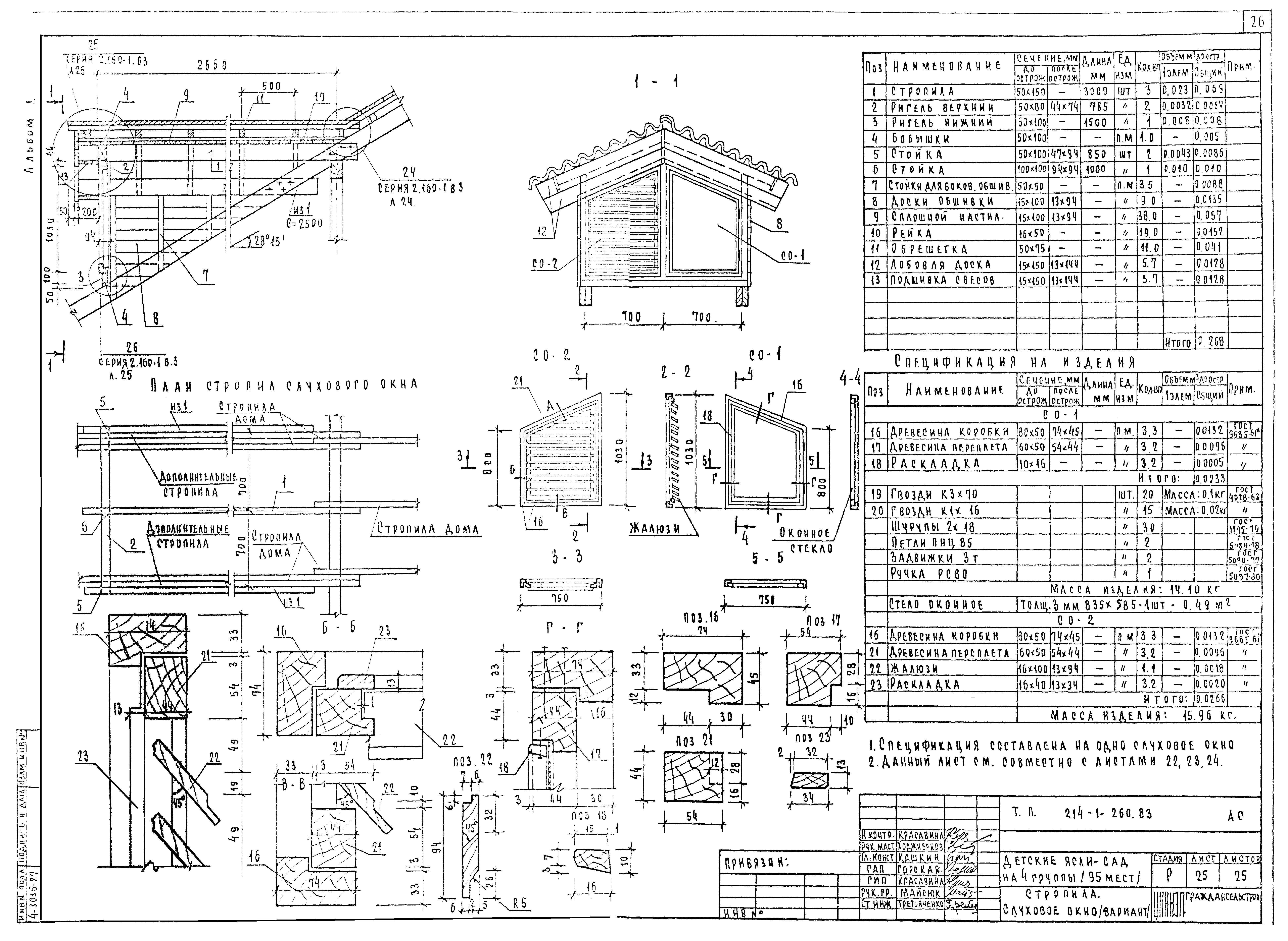 Типовой проект 214-1-260.83