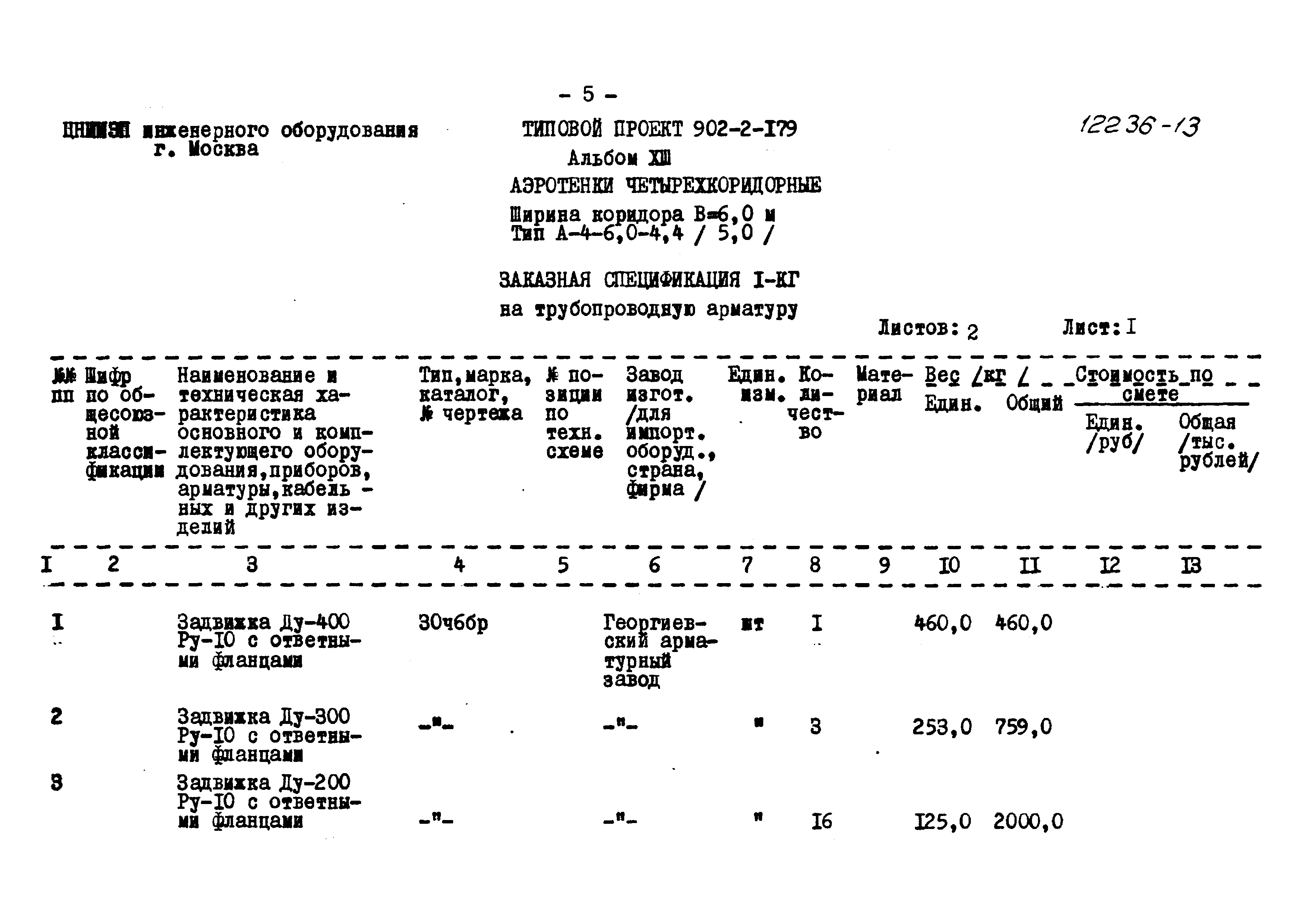 Типовой проект 902-2-179