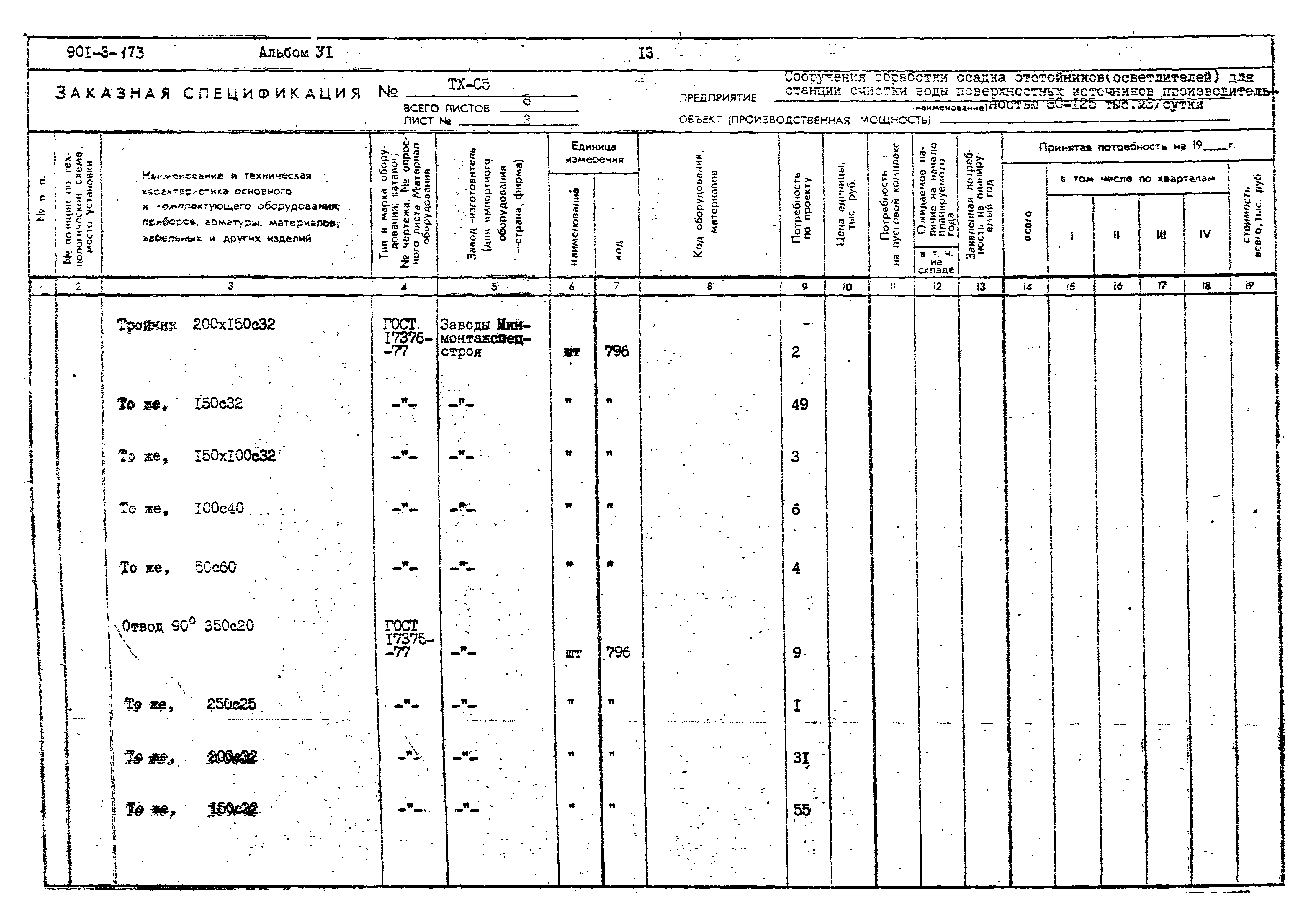 Типовой проект 901-3-173