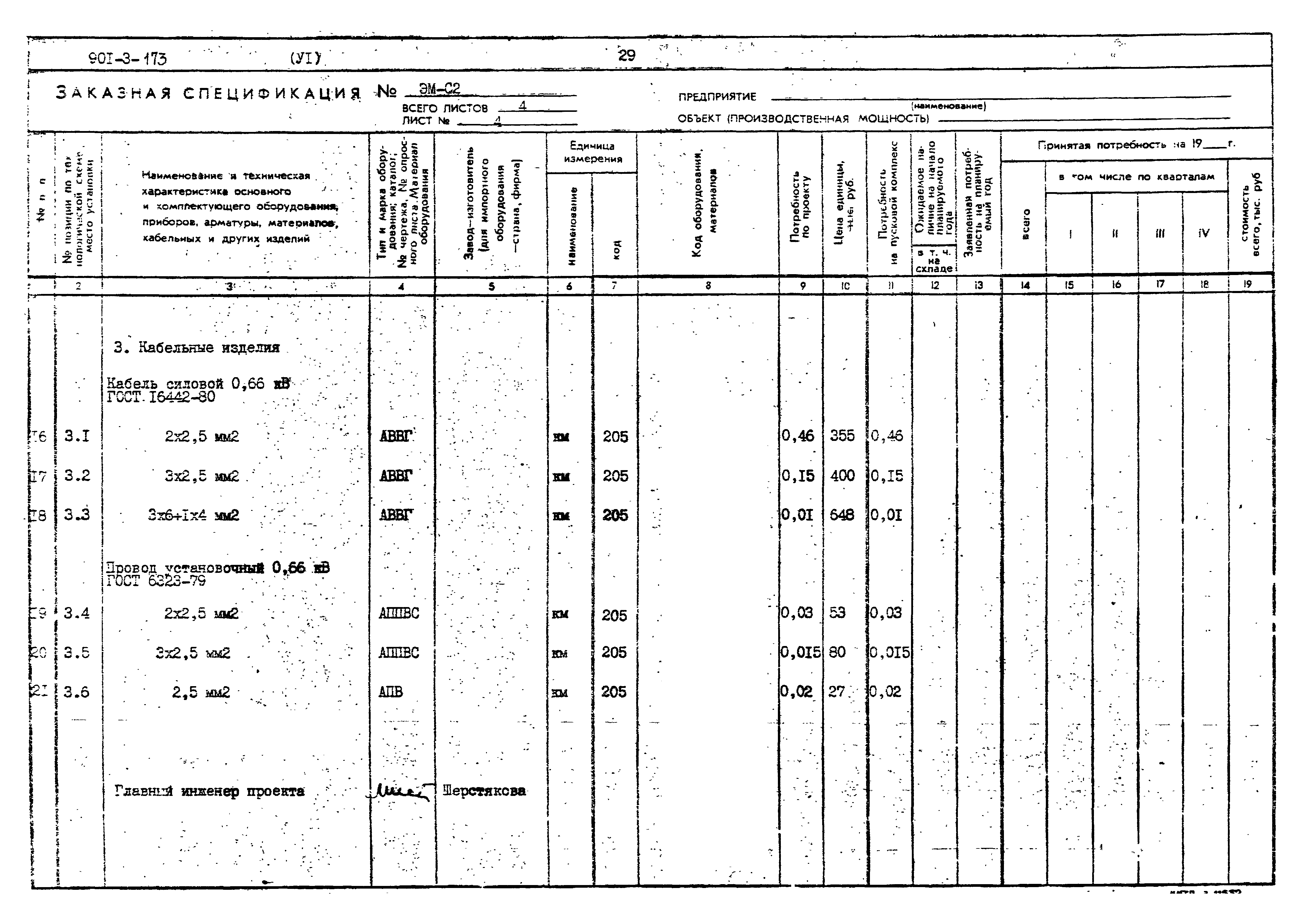 Типовой проект 901-3-173