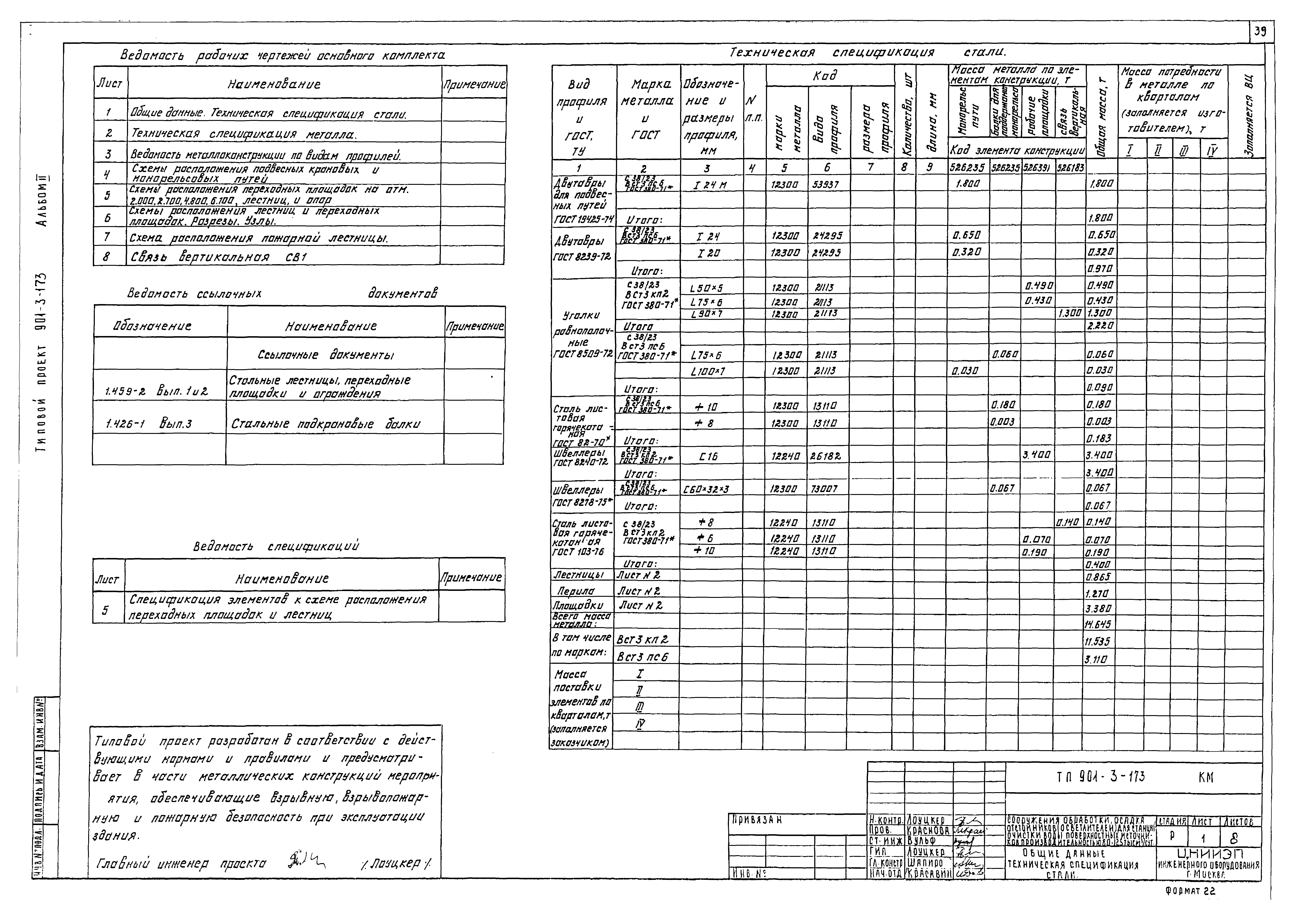 Типовой проект 901-3-173