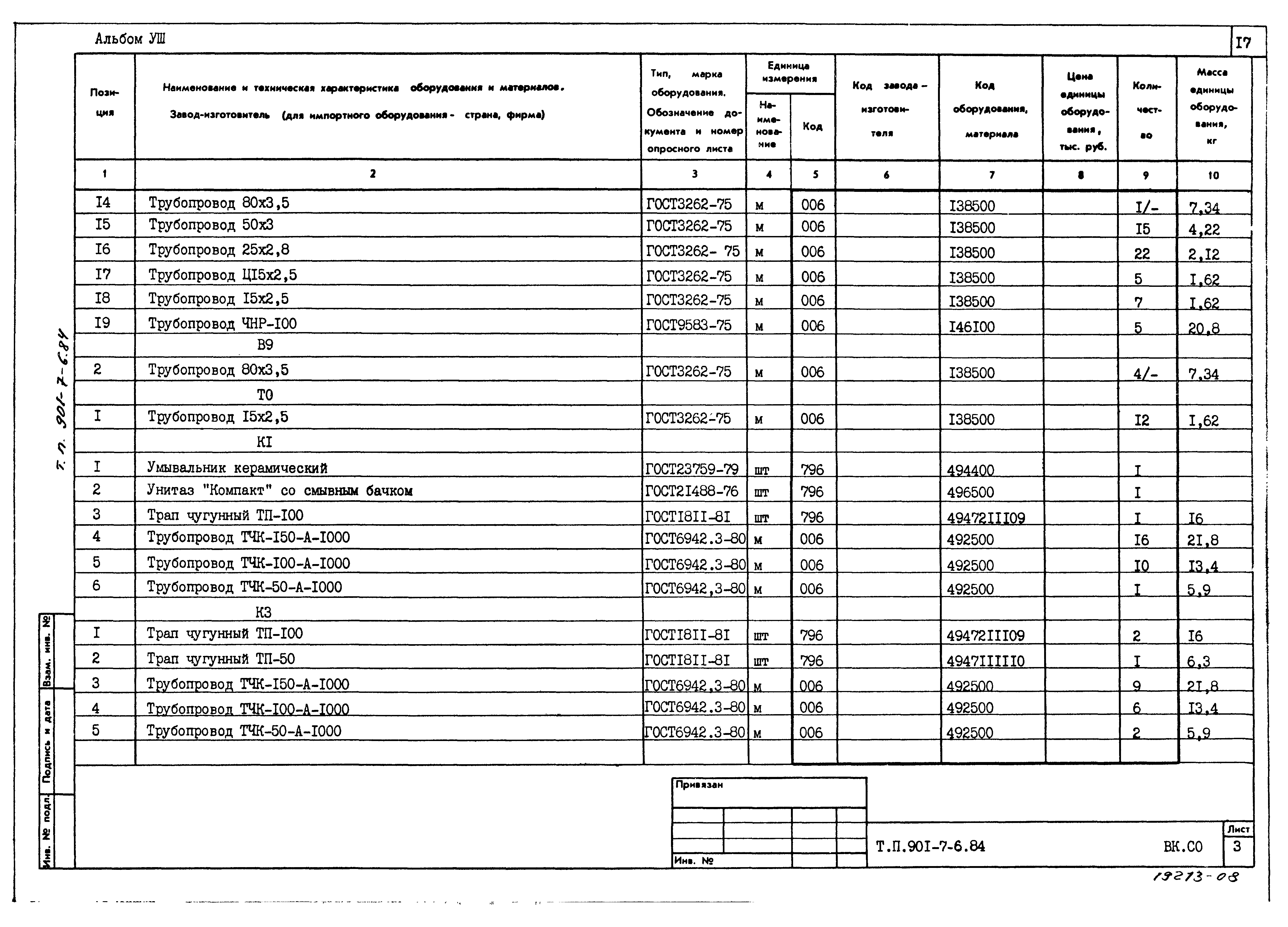 Типовой проект 901-7-6.84